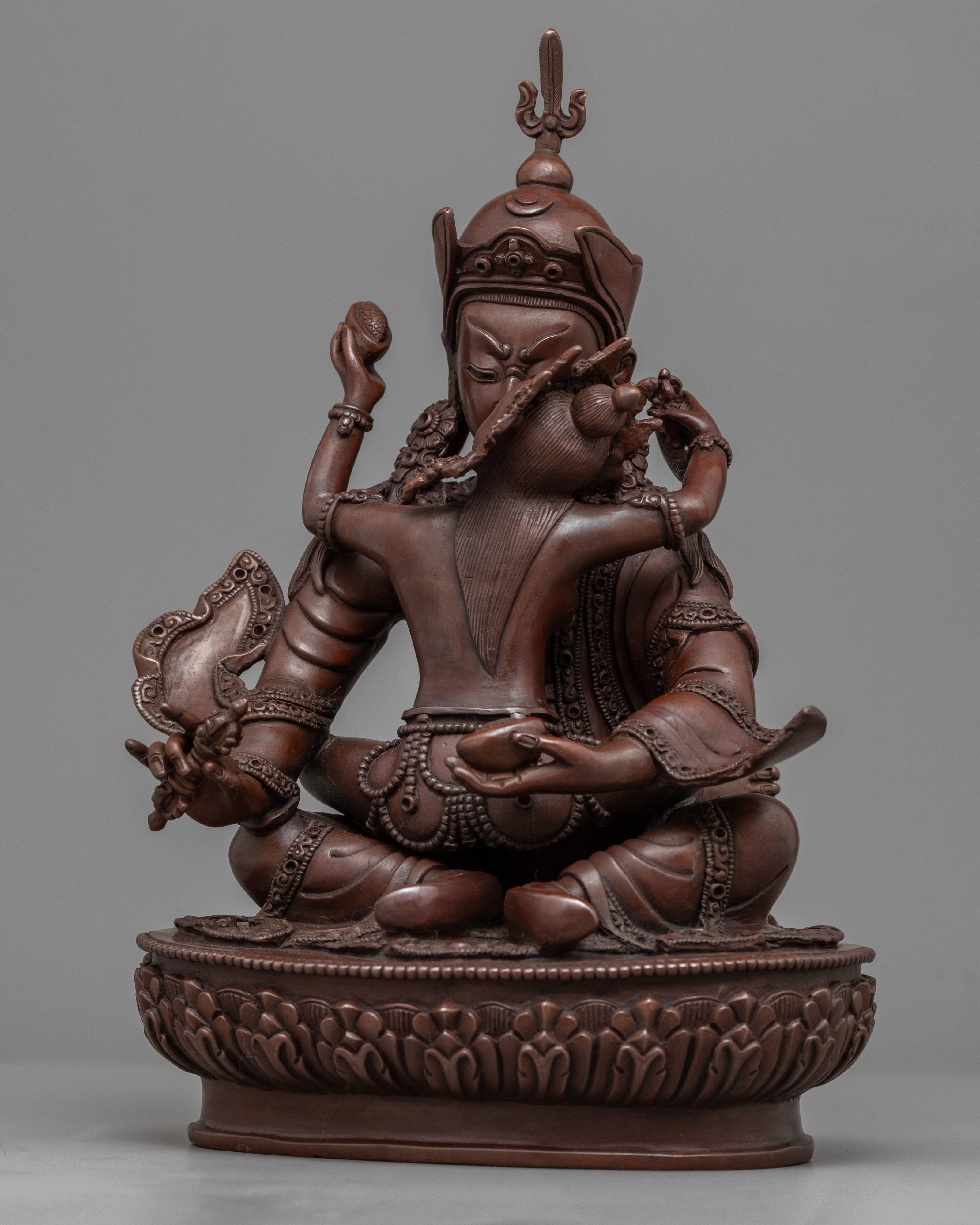 Guru Rinpoche with Consort Statue | Traditional Art-work of Buddhist Deity - Termatree