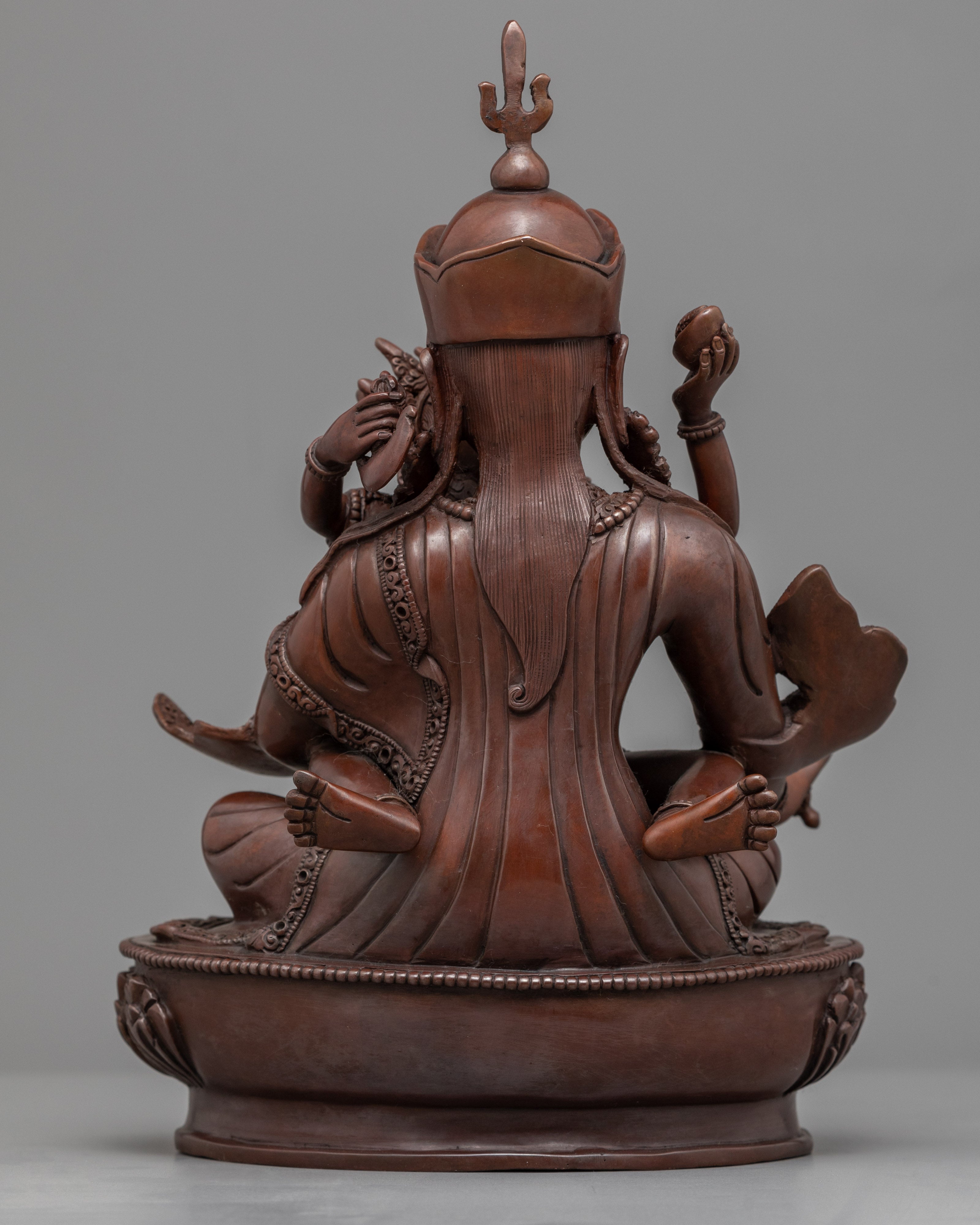 Guru Rinpoche with Consort Statue | Traditional Art-work of Buddhist Deity - Termatree