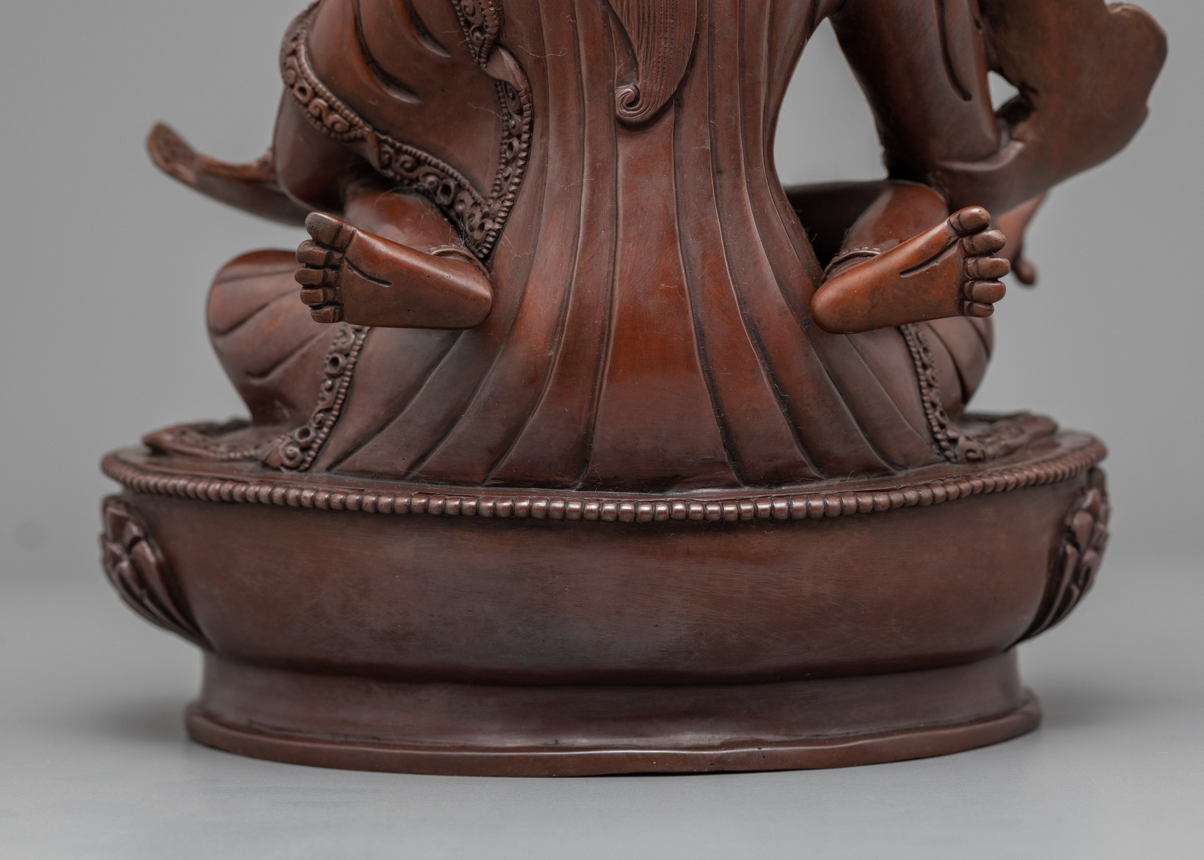Guru Rinpoche with Consort Statue | Traditional Art-work of Buddhist Deity - Termatree