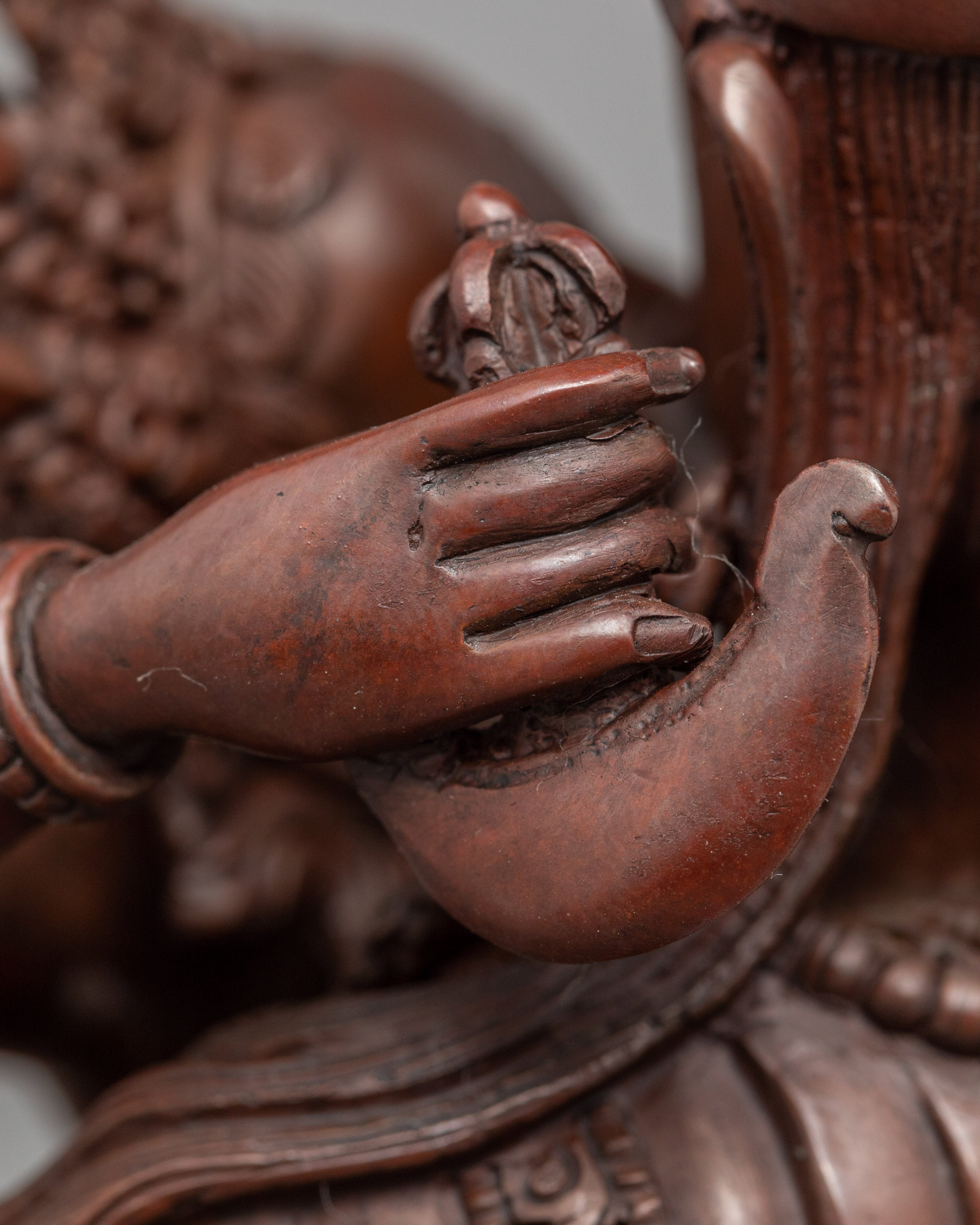 Guru Rinpoche with Consort Statue | Traditional Art-work of Buddhist Deity - Termatree