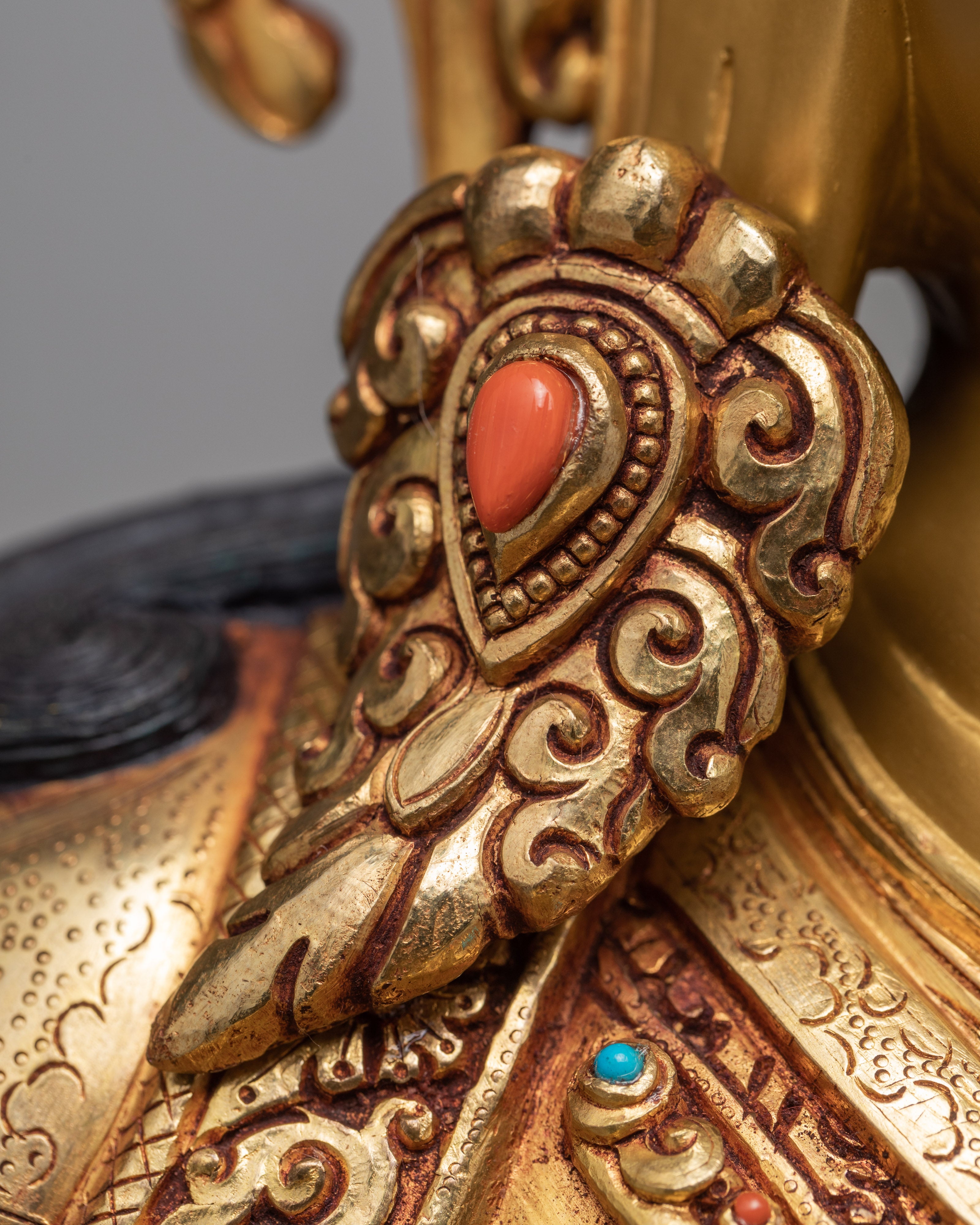 Padmasambhava Statue | Gold Plated Sculpture | Himalayan Art