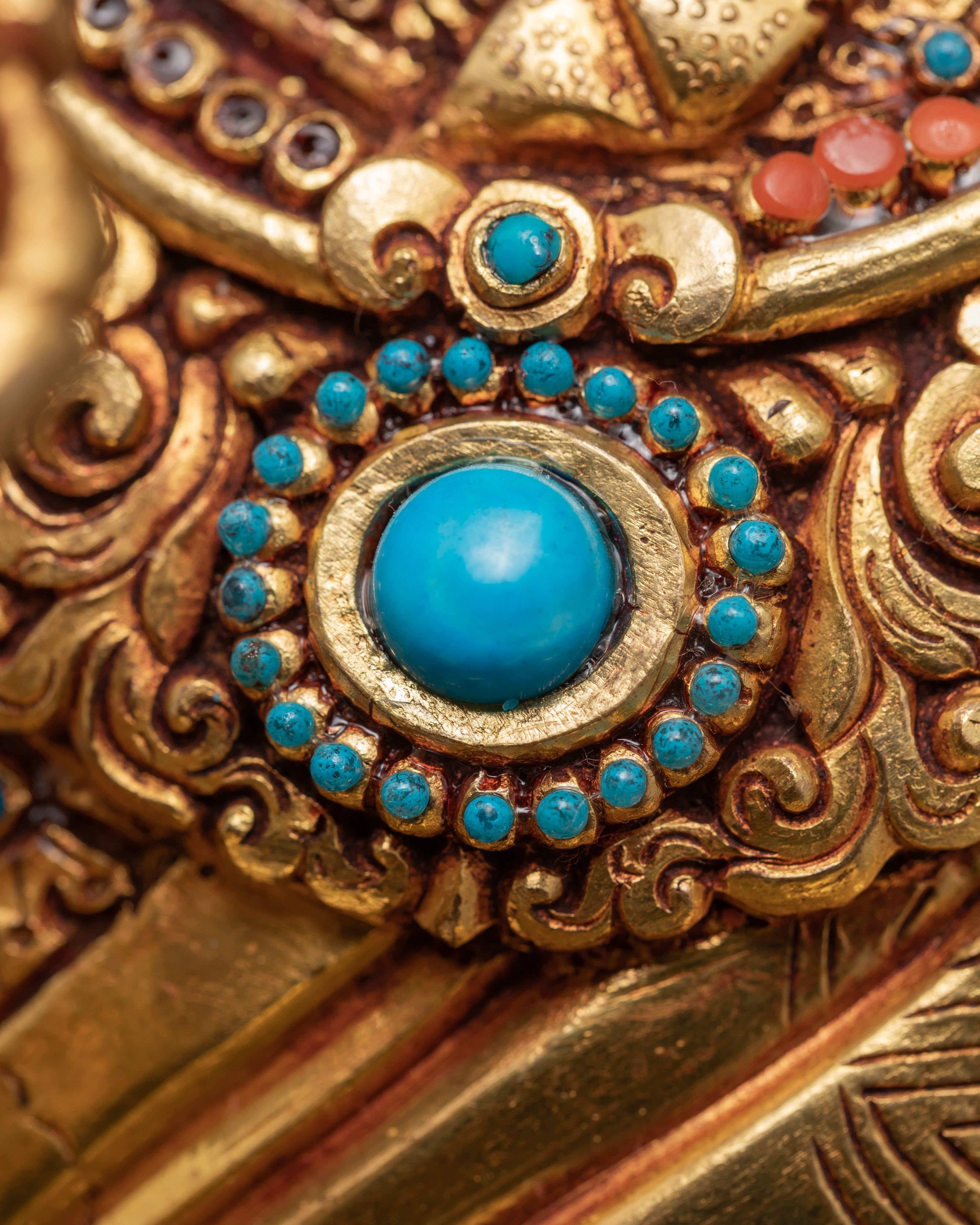 Padmasambhava Statue | Gold Plated Sculpture | Himalayan Art