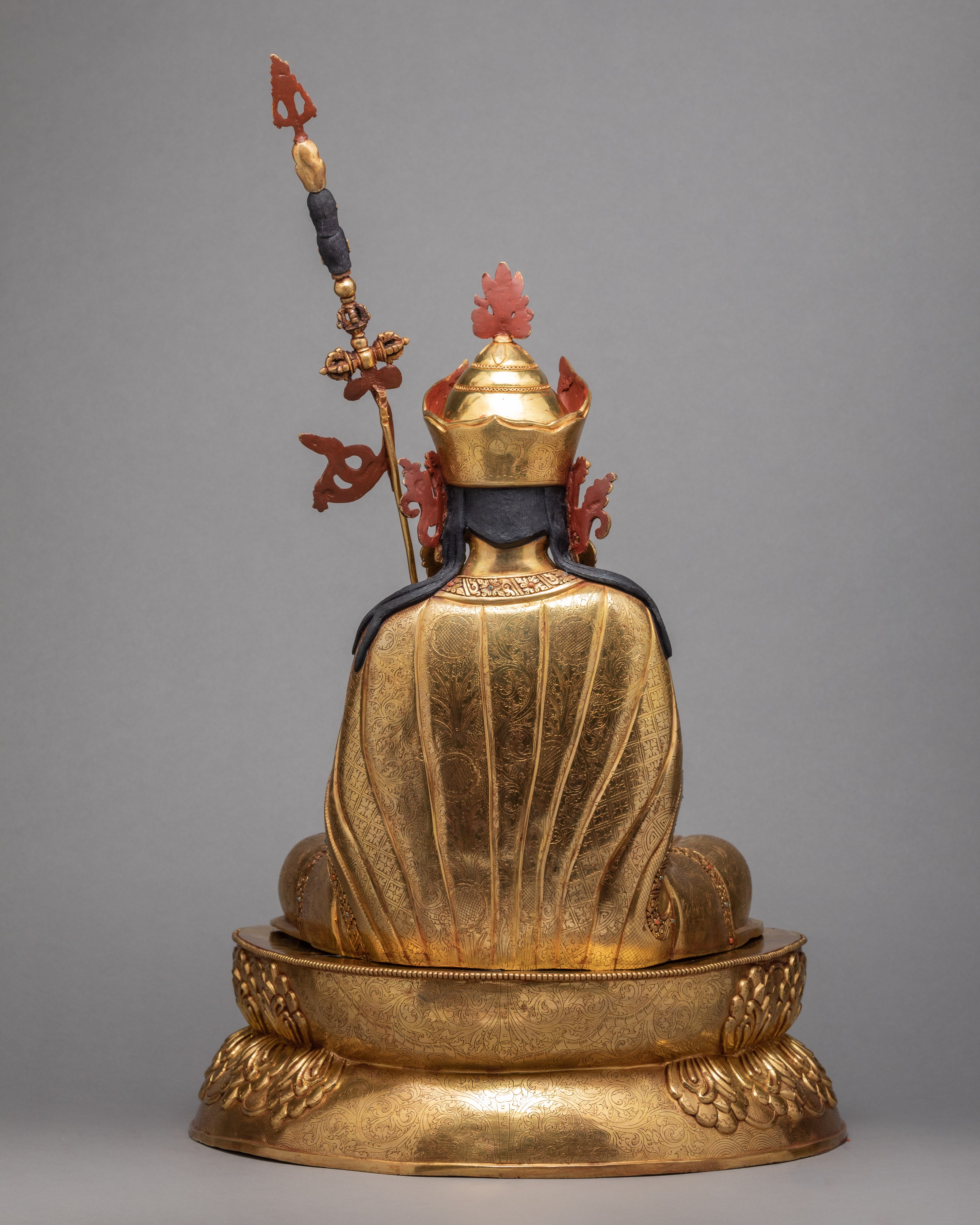 Padmasambhava Statue | Gold Plated Sculpture | Himalayan Art