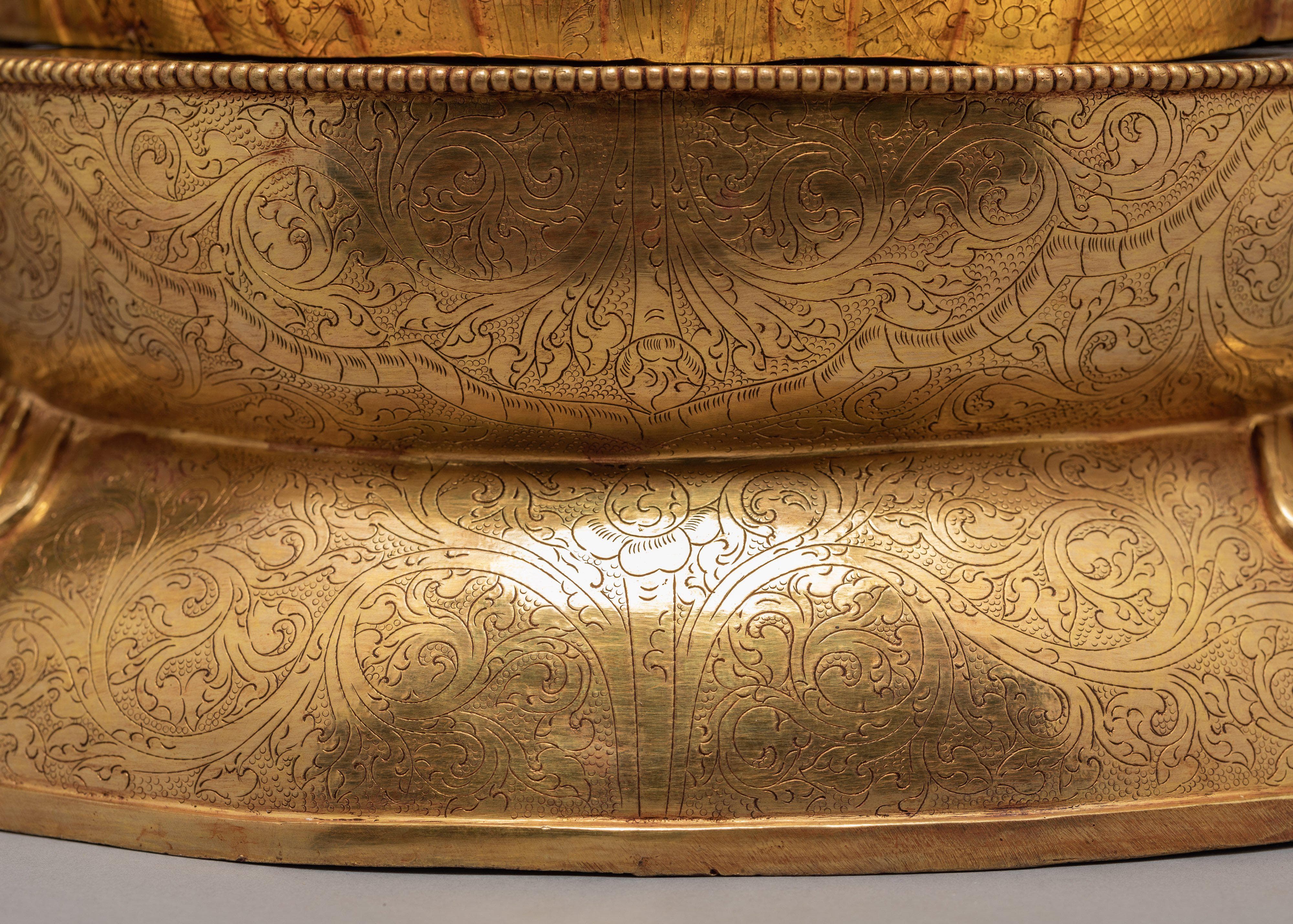 Padmasambhava Statue | Gold Plated Sculpture | Himalayan Art