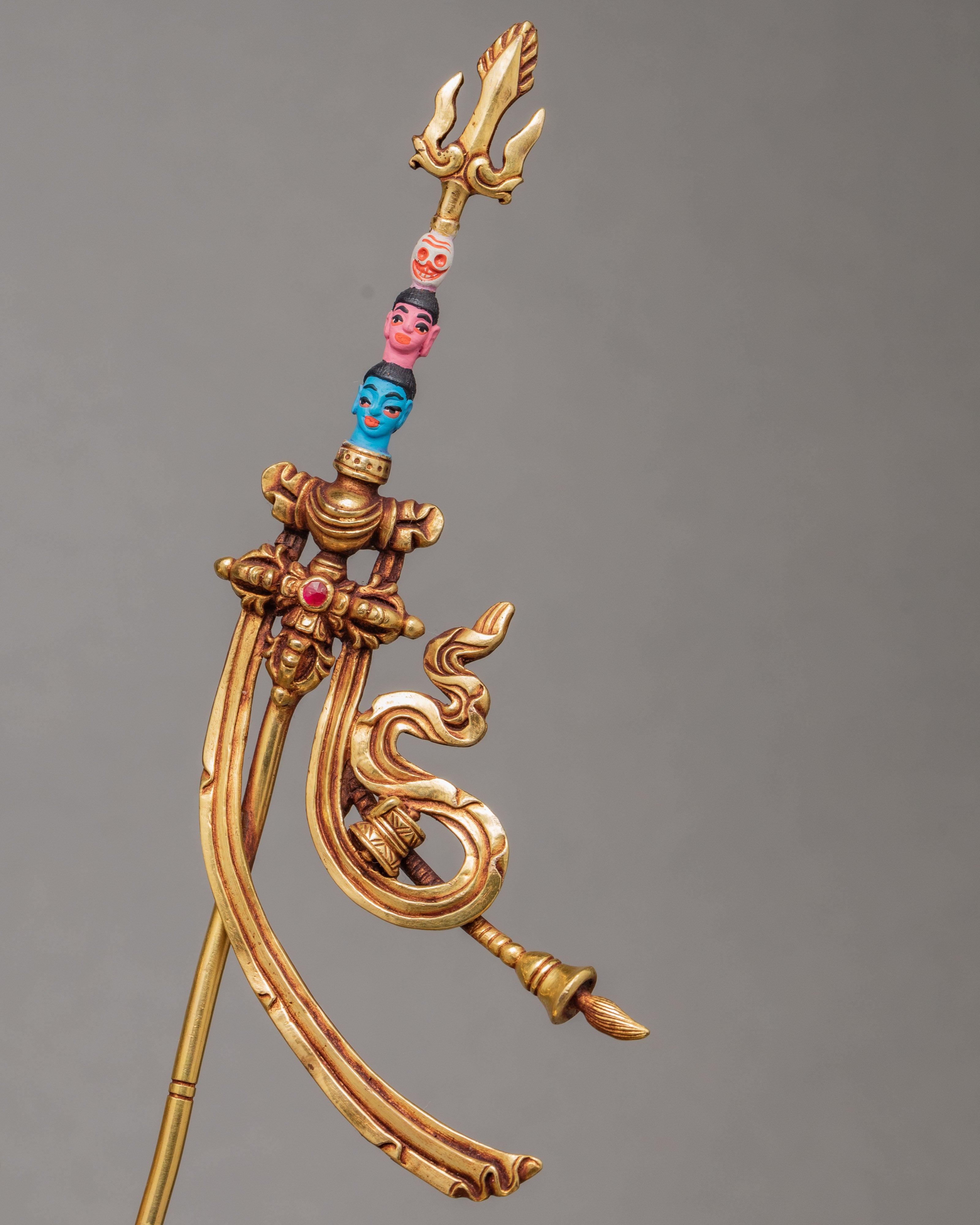 Guru Rinpoche Statue | Plated With Pure 24k Gold | Padmasambhava Statue