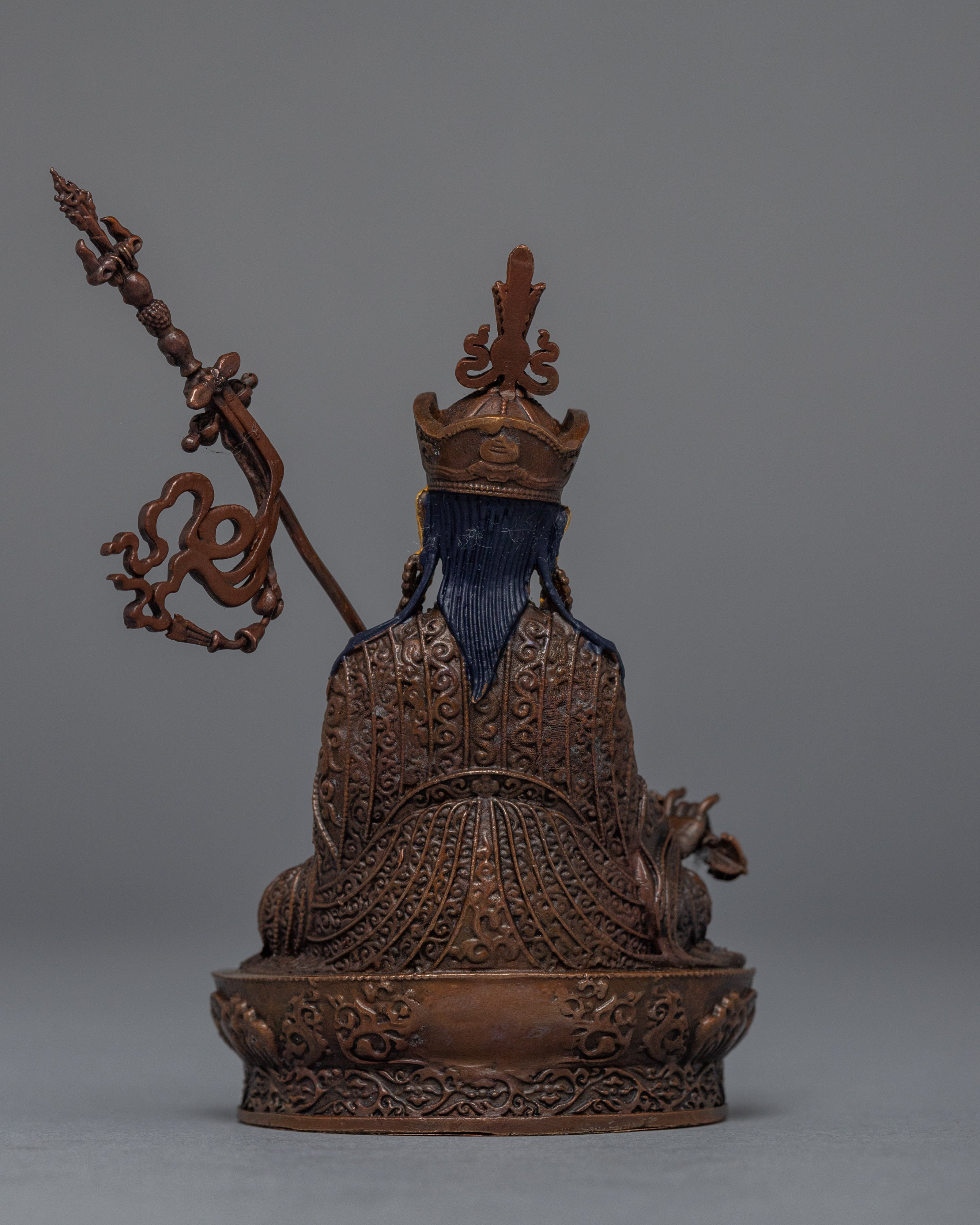 Guru Padmasambhava Copper Statue | Miniature Copper Statue