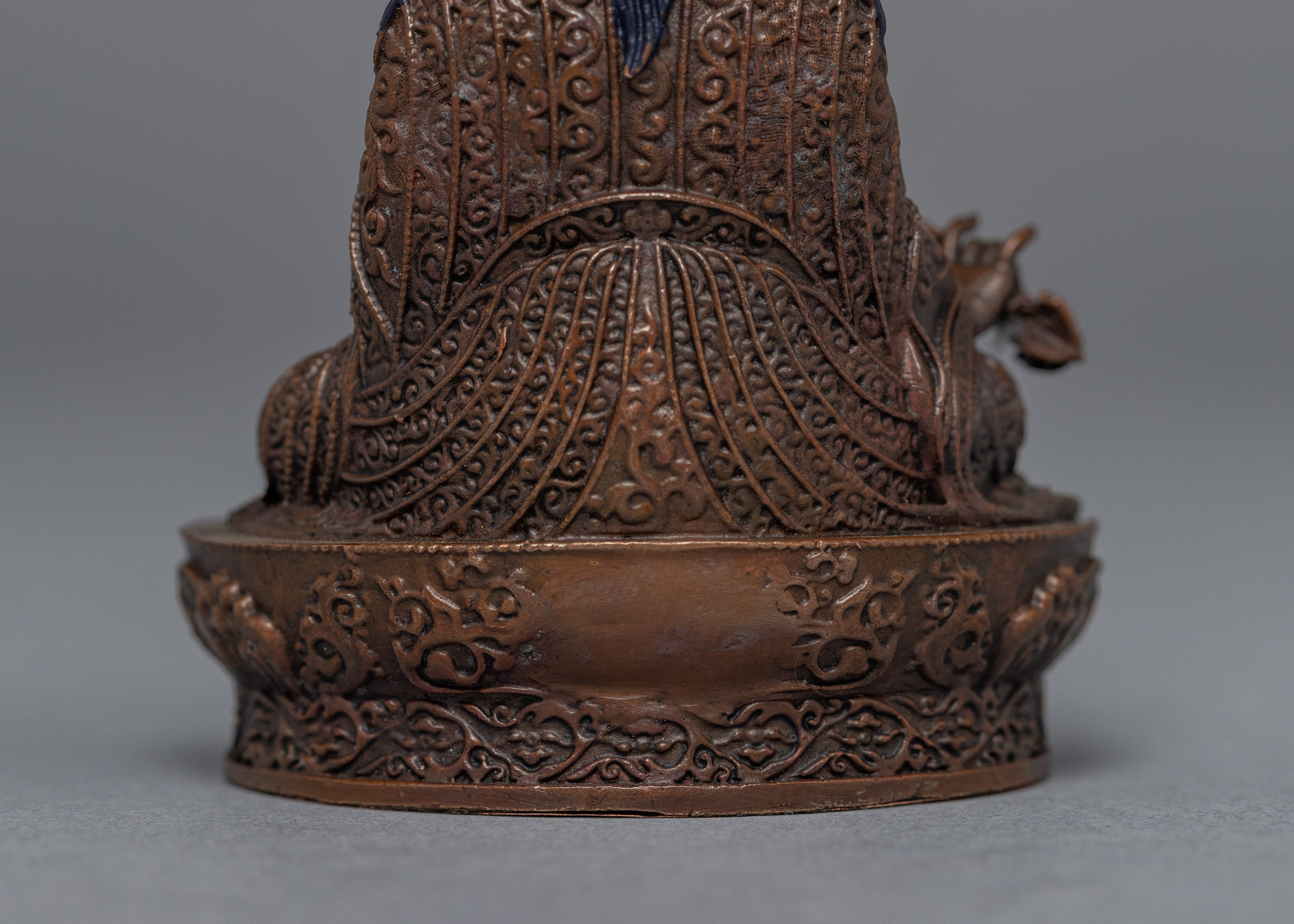 Guru Padmasambhava Copper Statue | Miniature Copper Statue