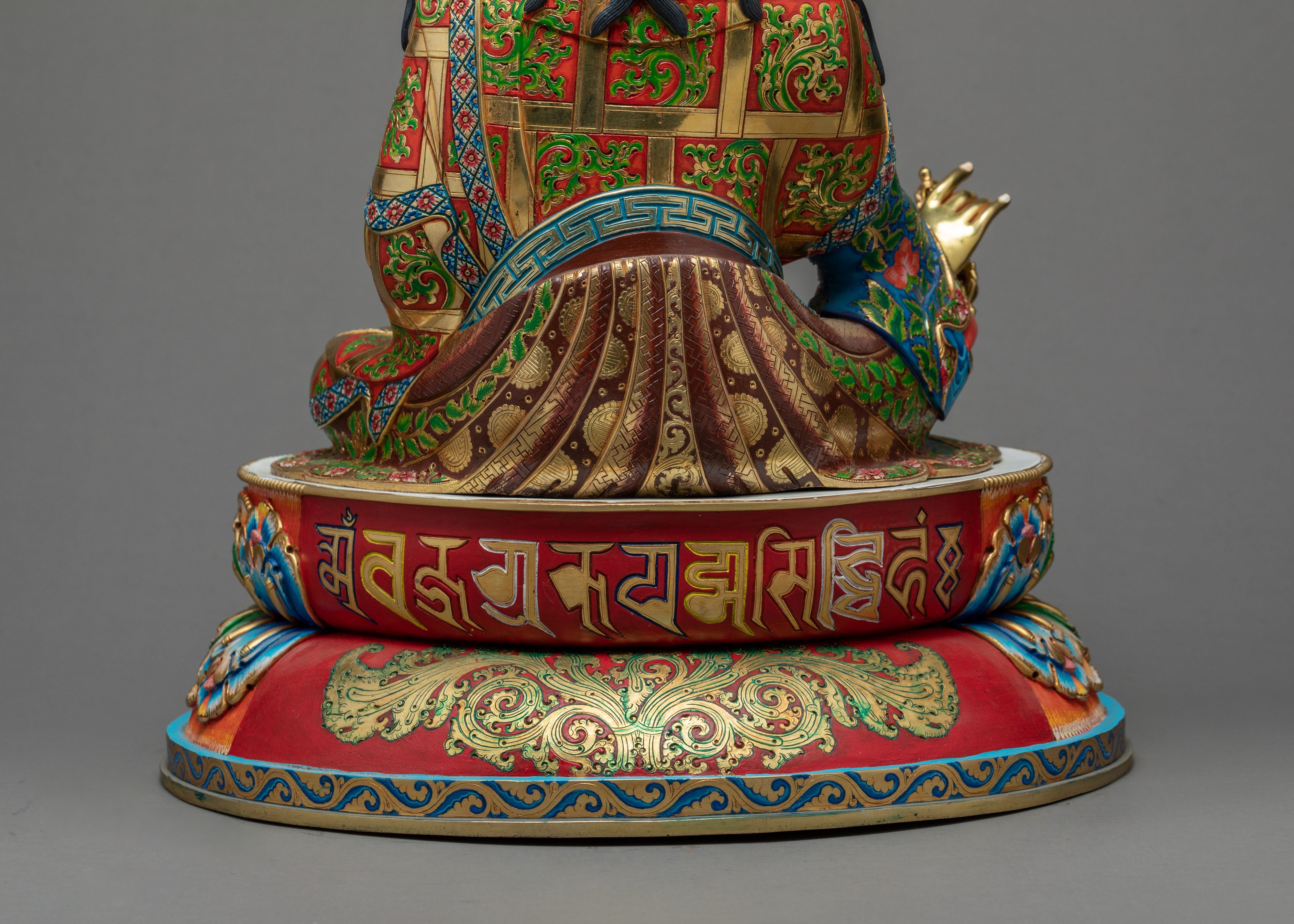 Guru Rinpoche | The Second Buddha Padmasambhava in 24K Gold Statue