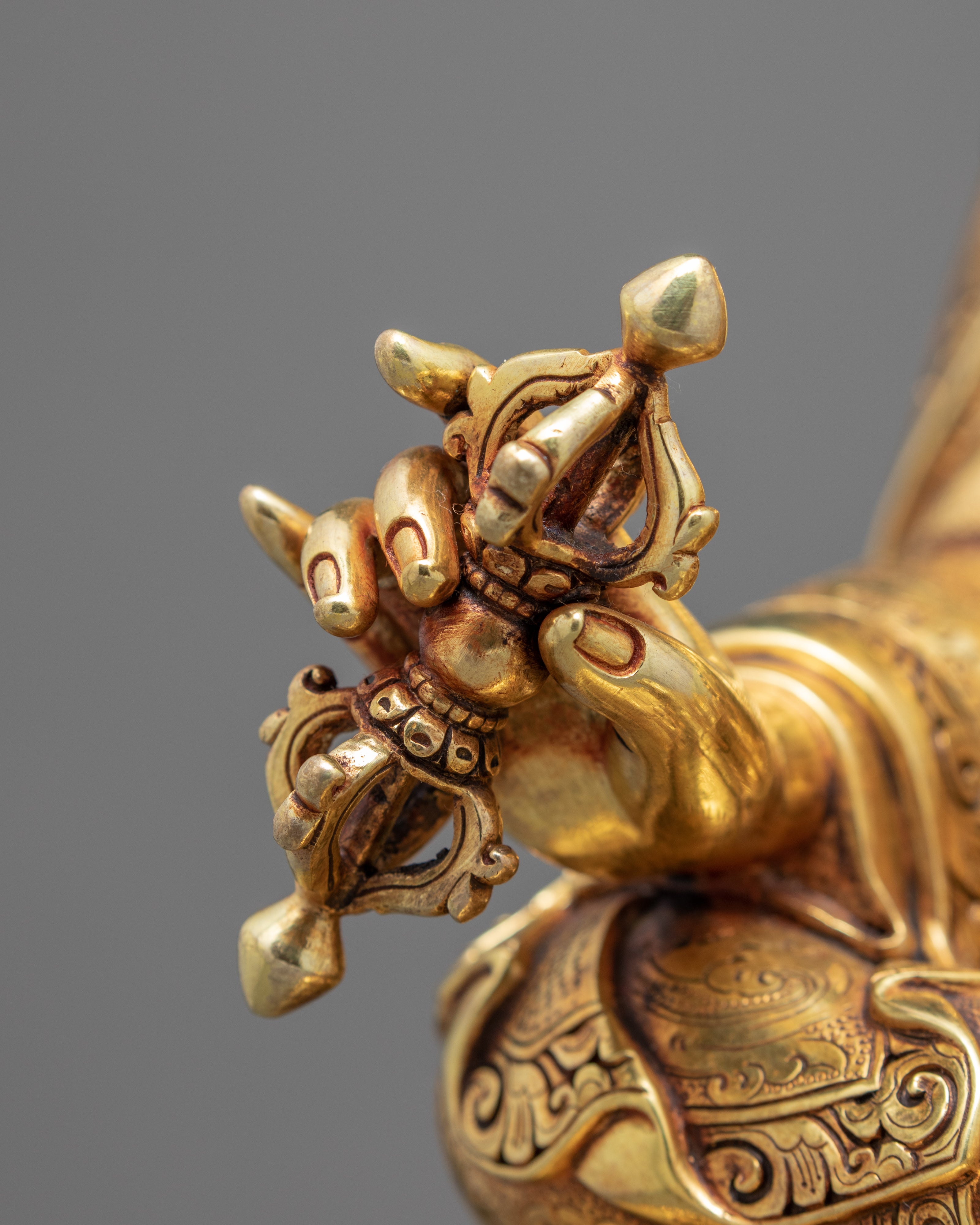 Guru Rinpoche Padmasambhava Statue | Traditional Hand Carved Sculpture