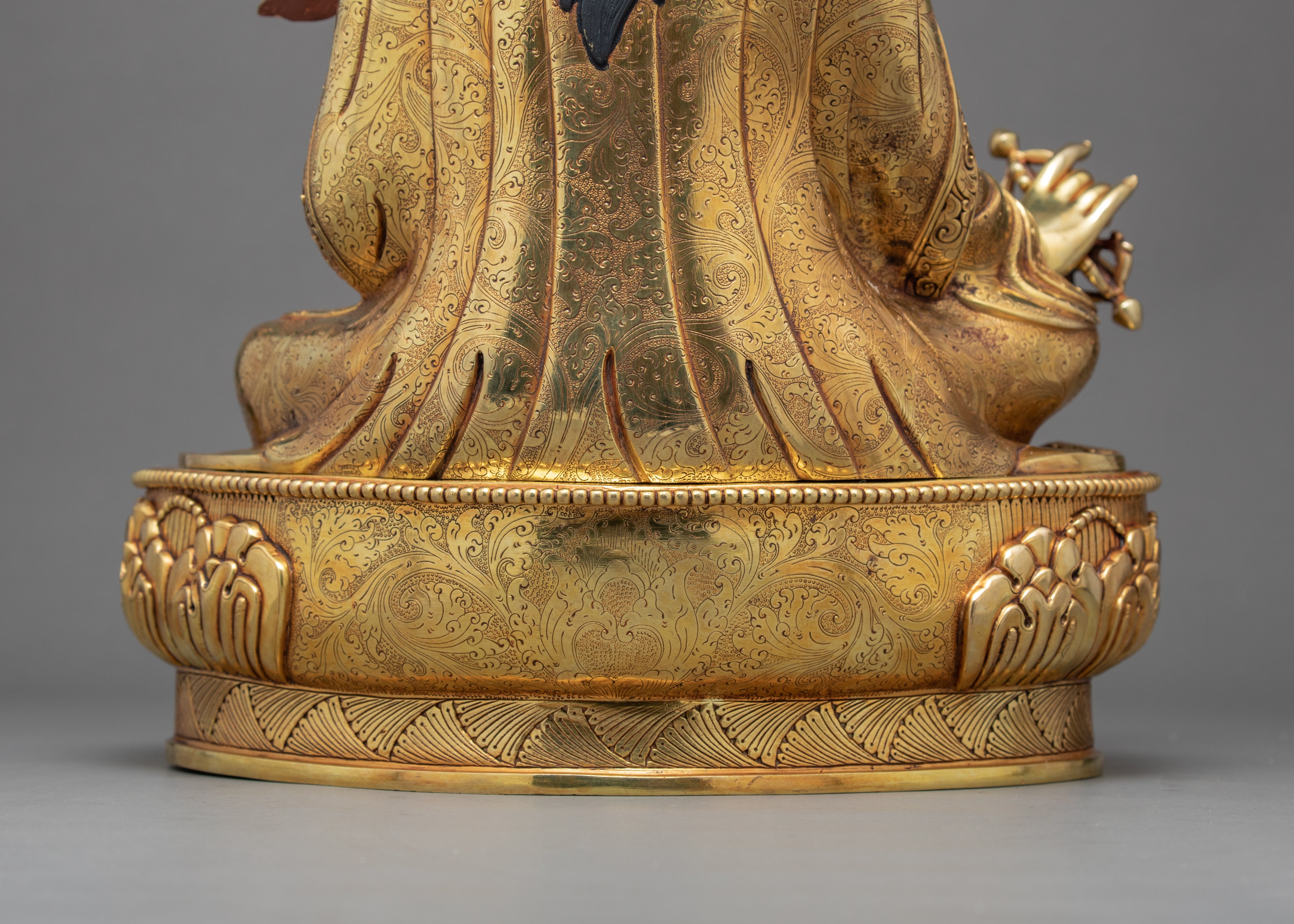 Guru Rinpoche Padmasambhava Statue | Traditional Hand Carved Sculpture