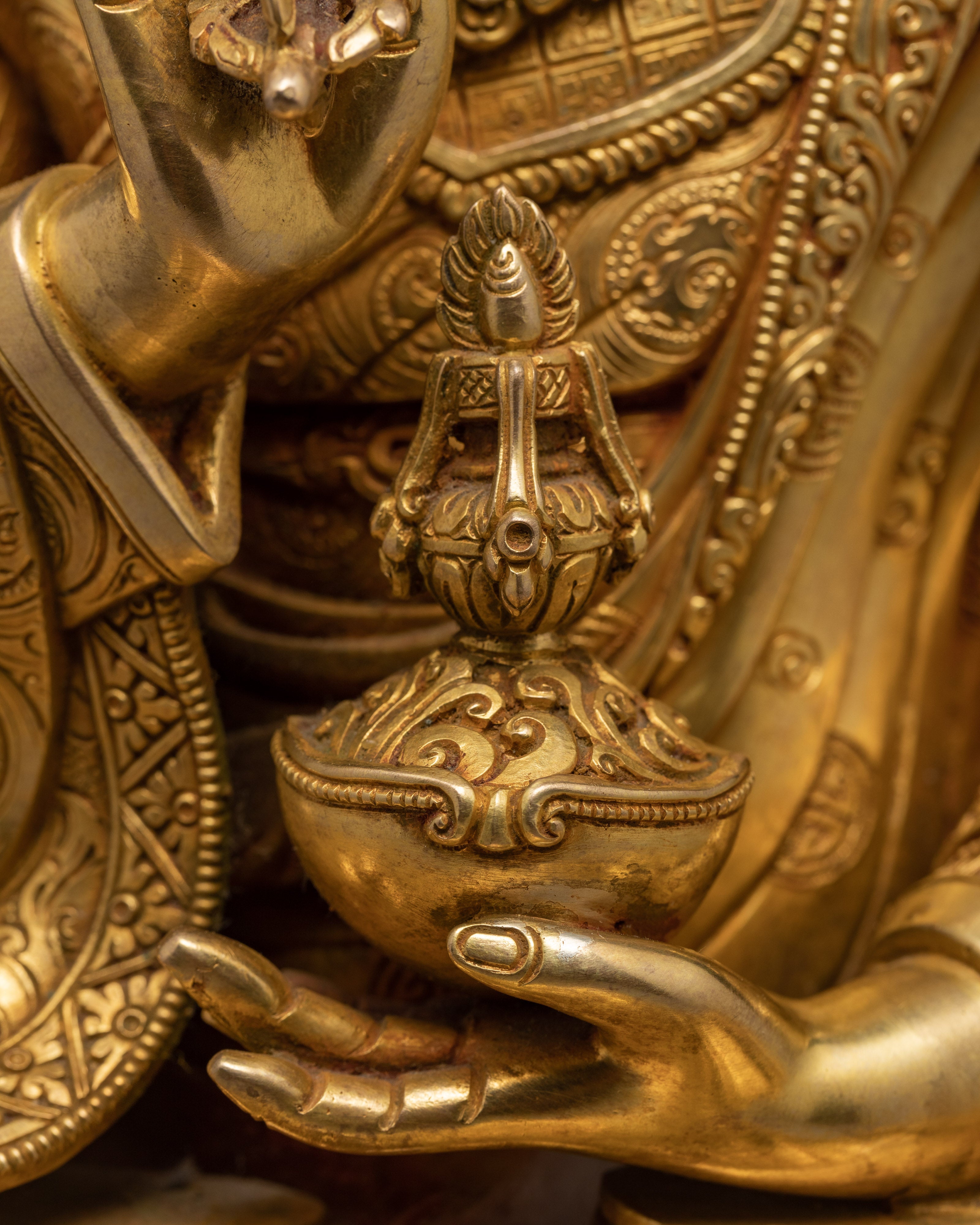 Handmade Padmasambhava Statue | Guru Rinpoche | Himalayan Buddhist Sculpture