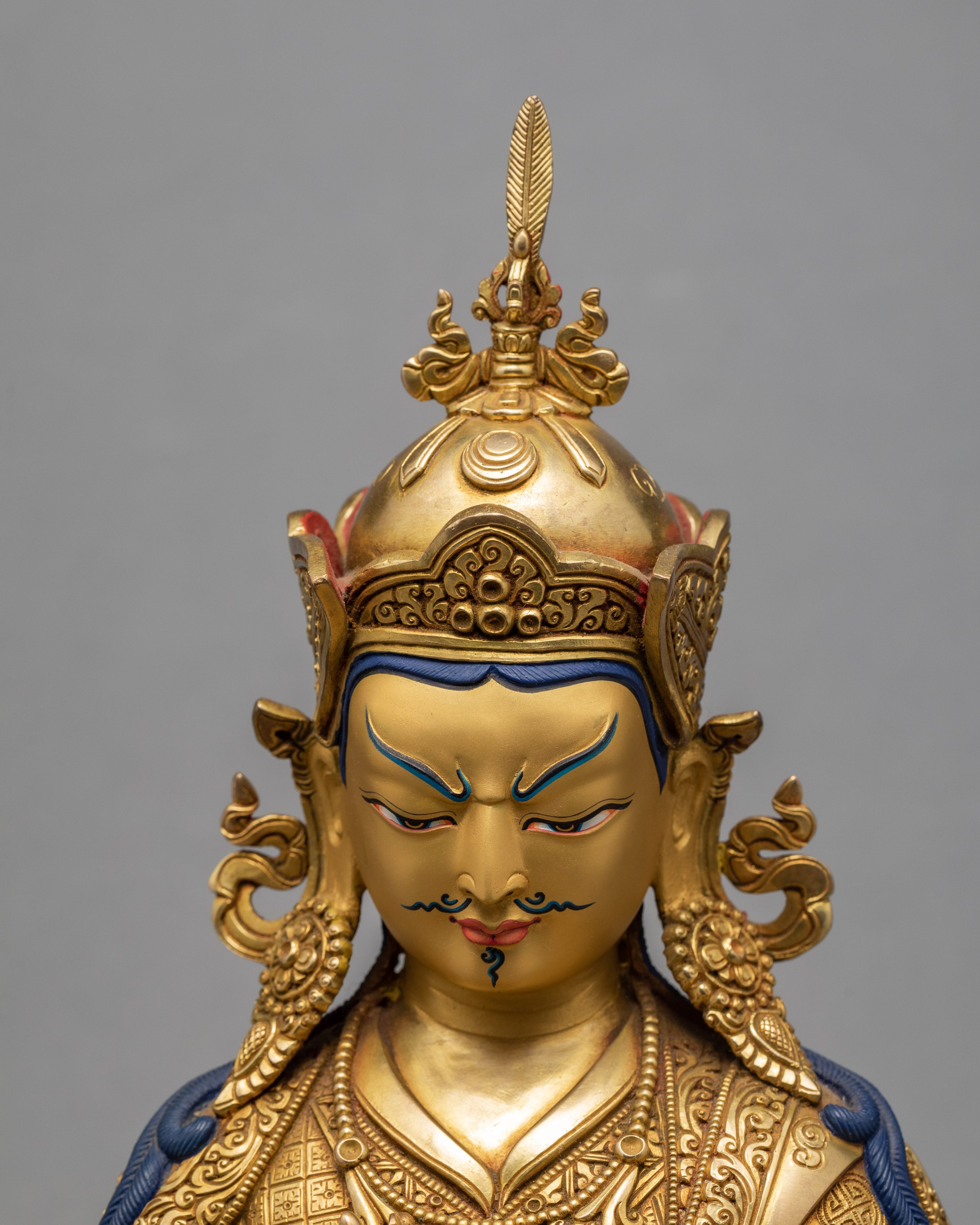 Handmade Padmasambhava Statue | Guru Rinpoche | Himalayan Buddhist Sculpture