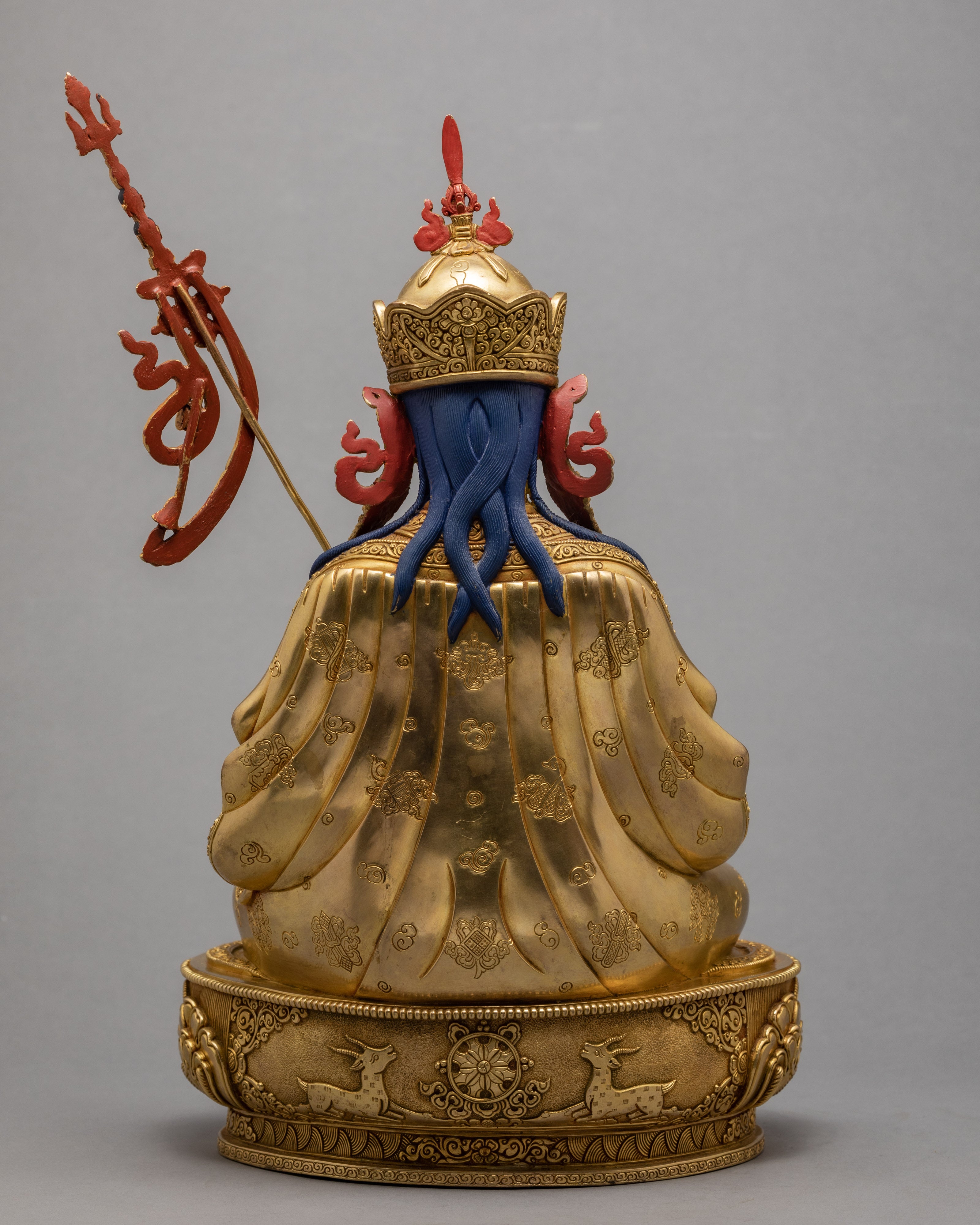 Handmade Padmasambhava Statue | Guru Rinpoche | Himalayan Buddhist Sculpture