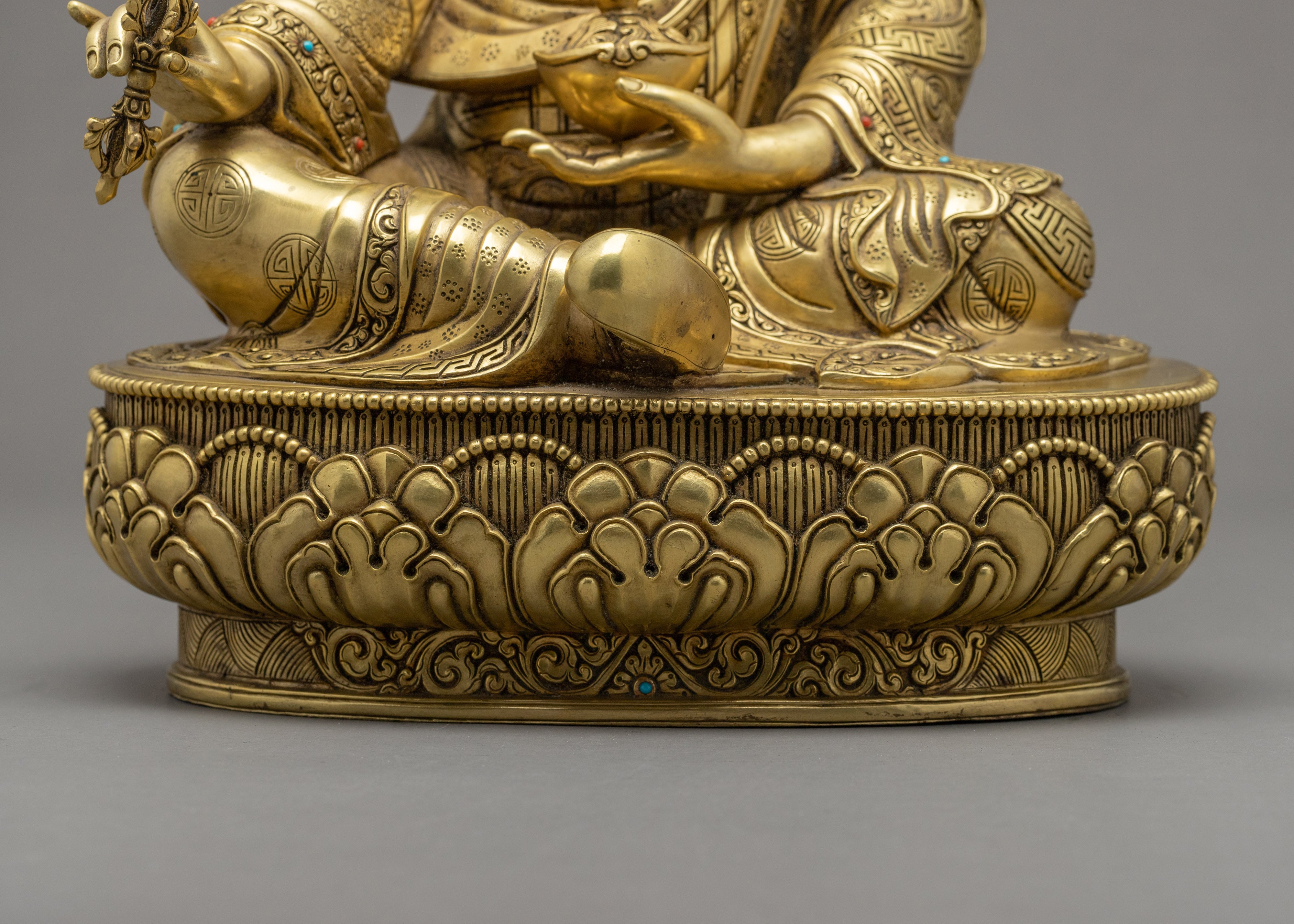 Guru Padmasambhava Statue | Traditional Himalayan Art of Nepal