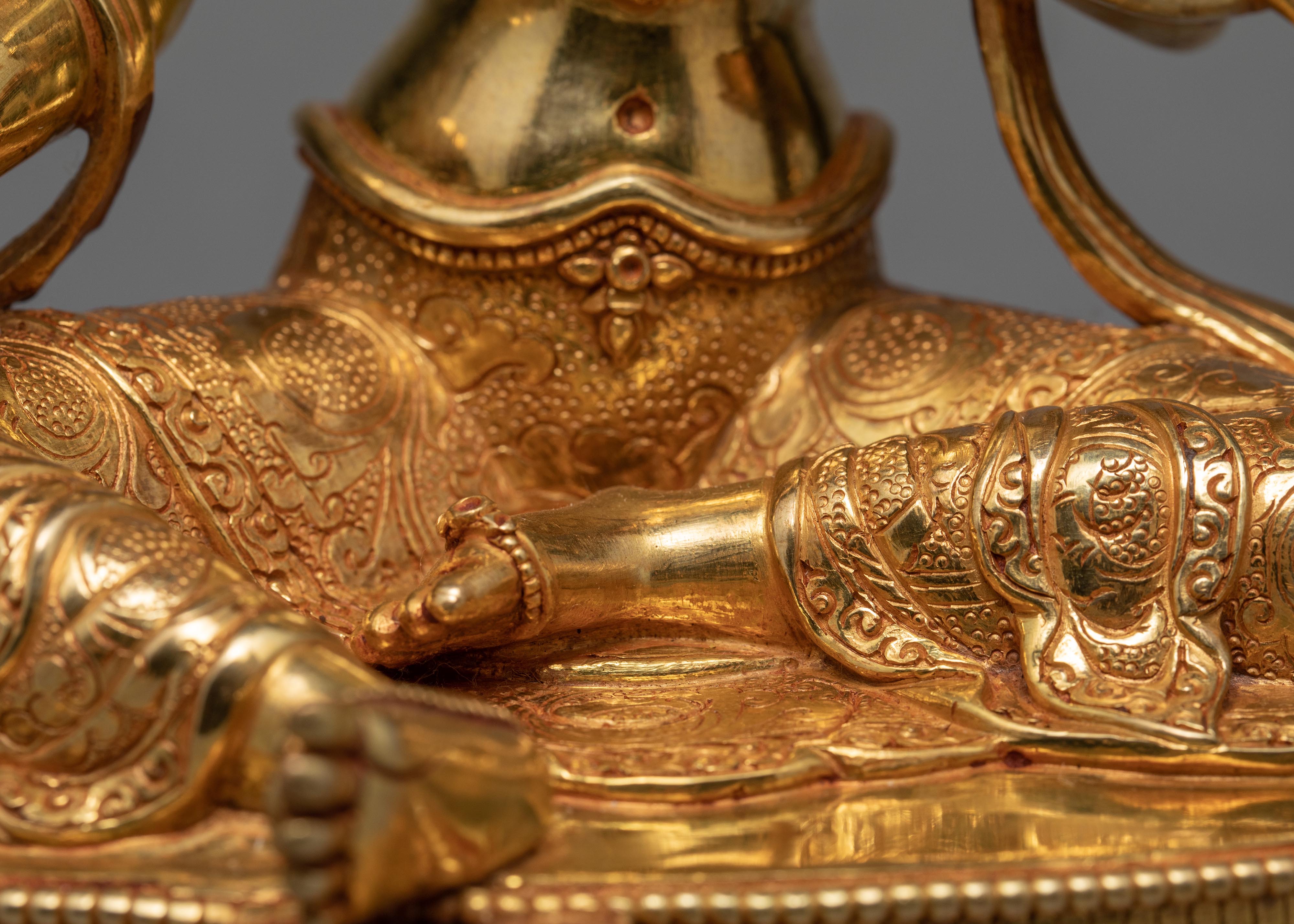 Green Tara Statue | Tibetan Buddhist Deity | Small Beautiful Tara