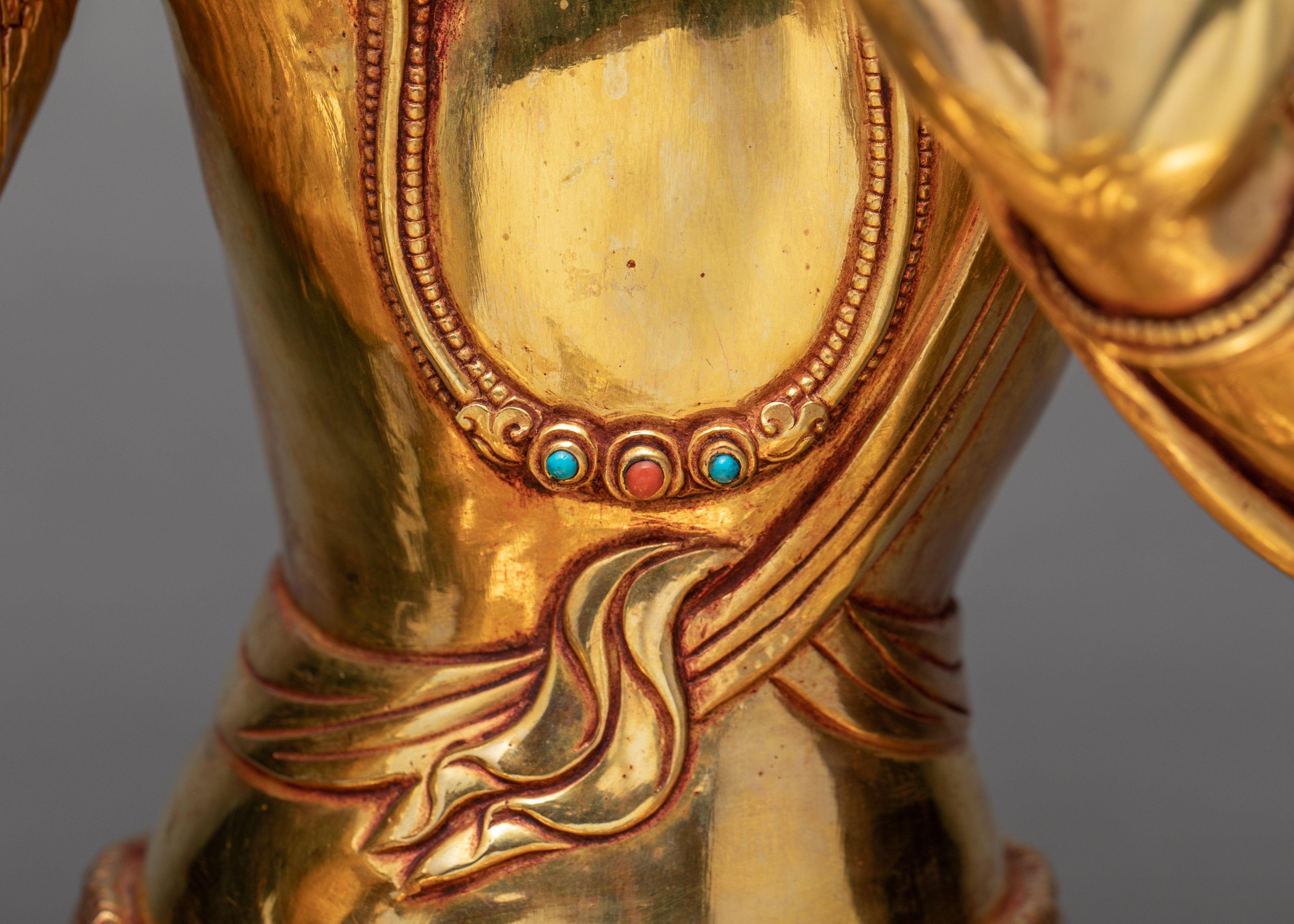 Tibetan Green Tara Statue | Himalayan Sculpture Art