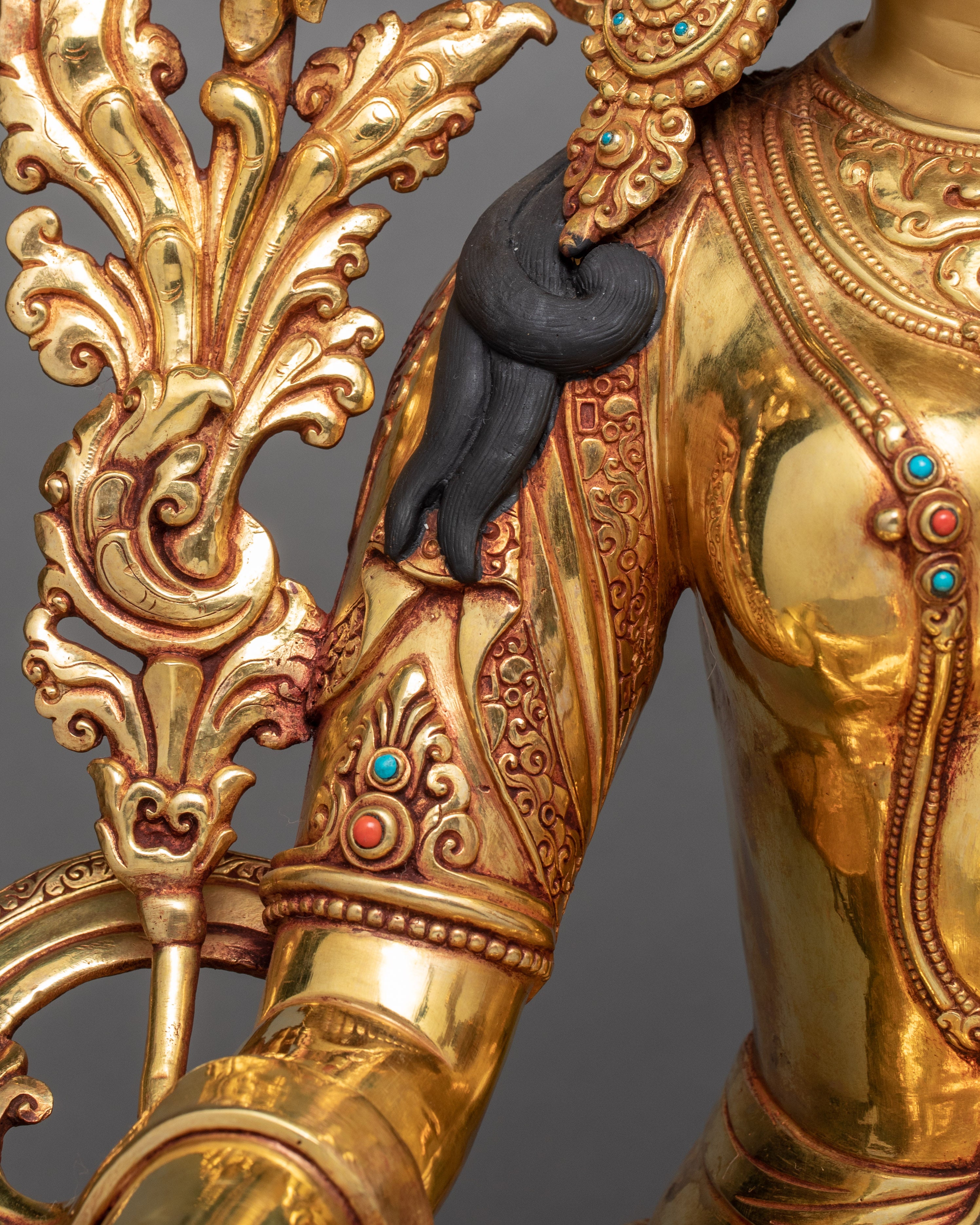 Tibetan Green Tara Statue | Himalayan Sculpture Art