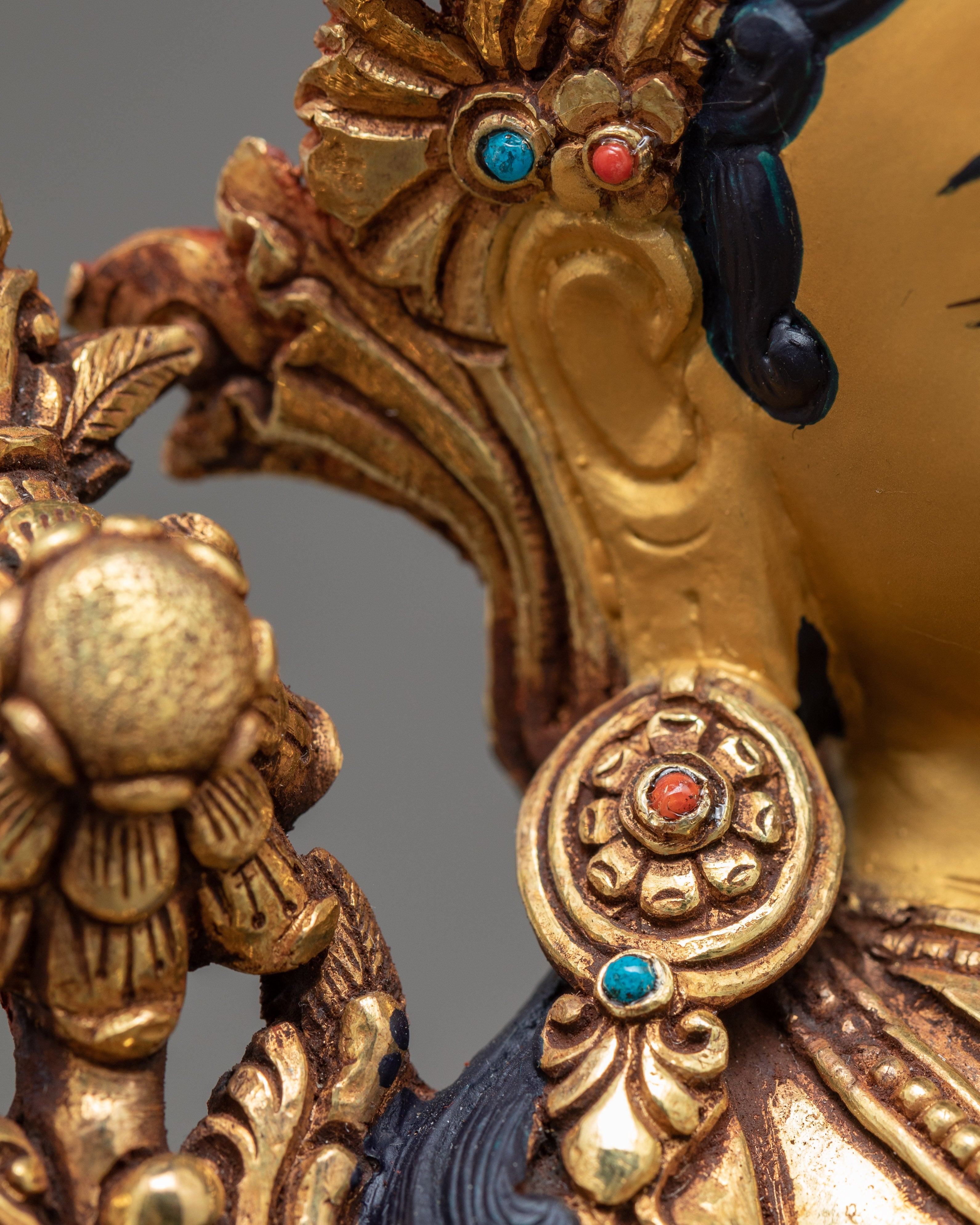 Seated Green Tara | Female Buddha | Deity Statue