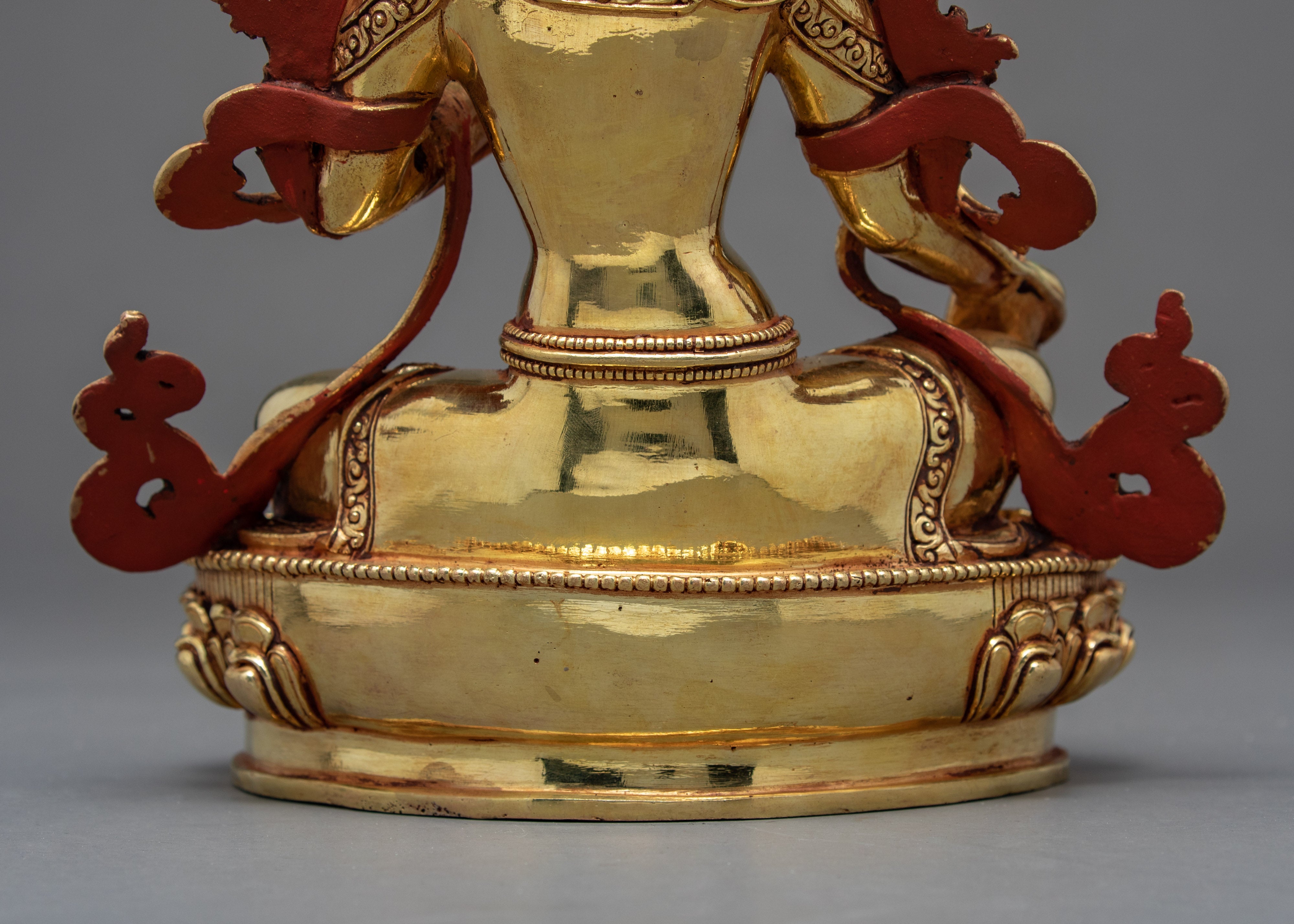 Seated Green Tara | Female Buddha | Deity Statue