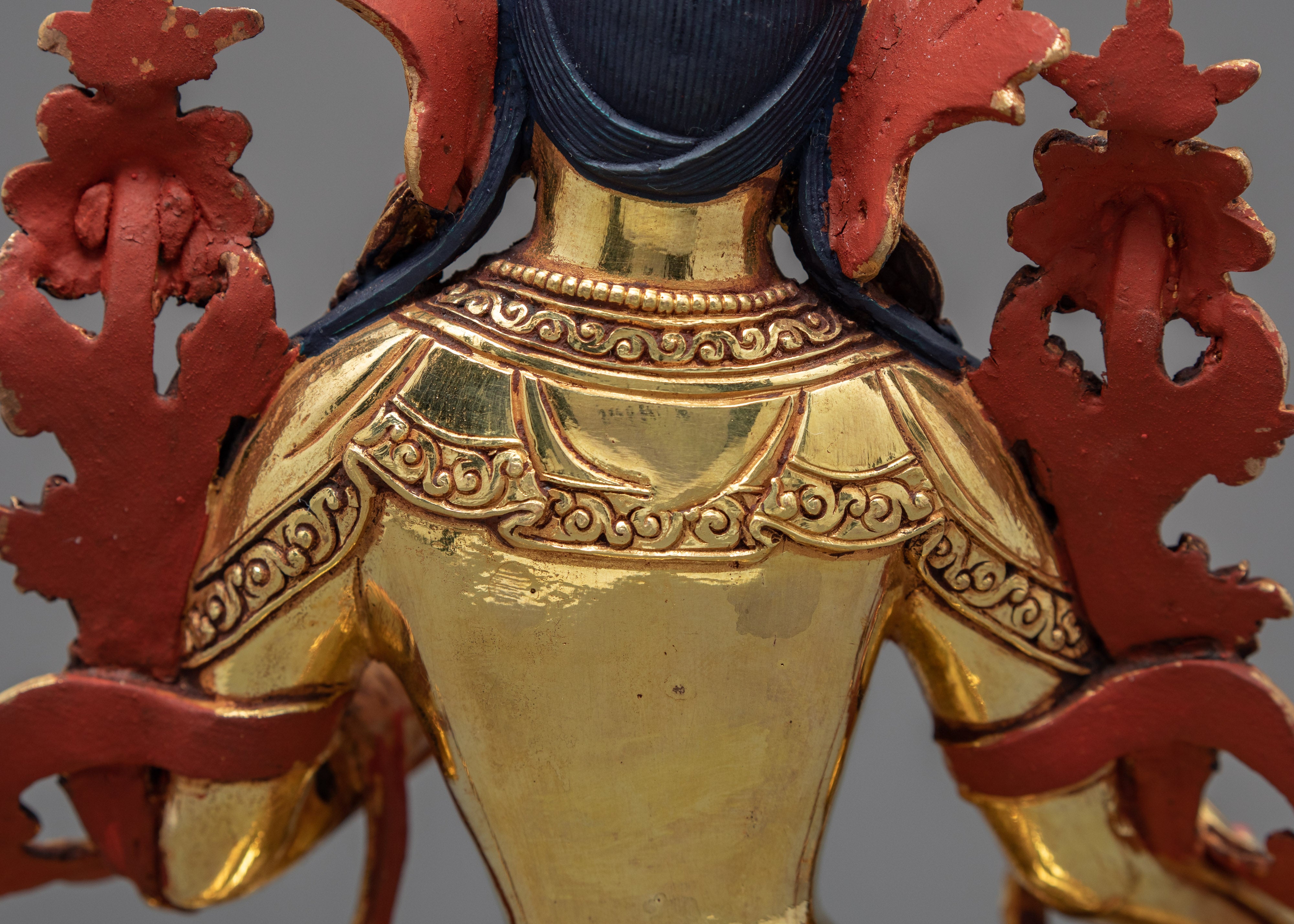 Seated Green Tara | Female Buddha | Deity Statue