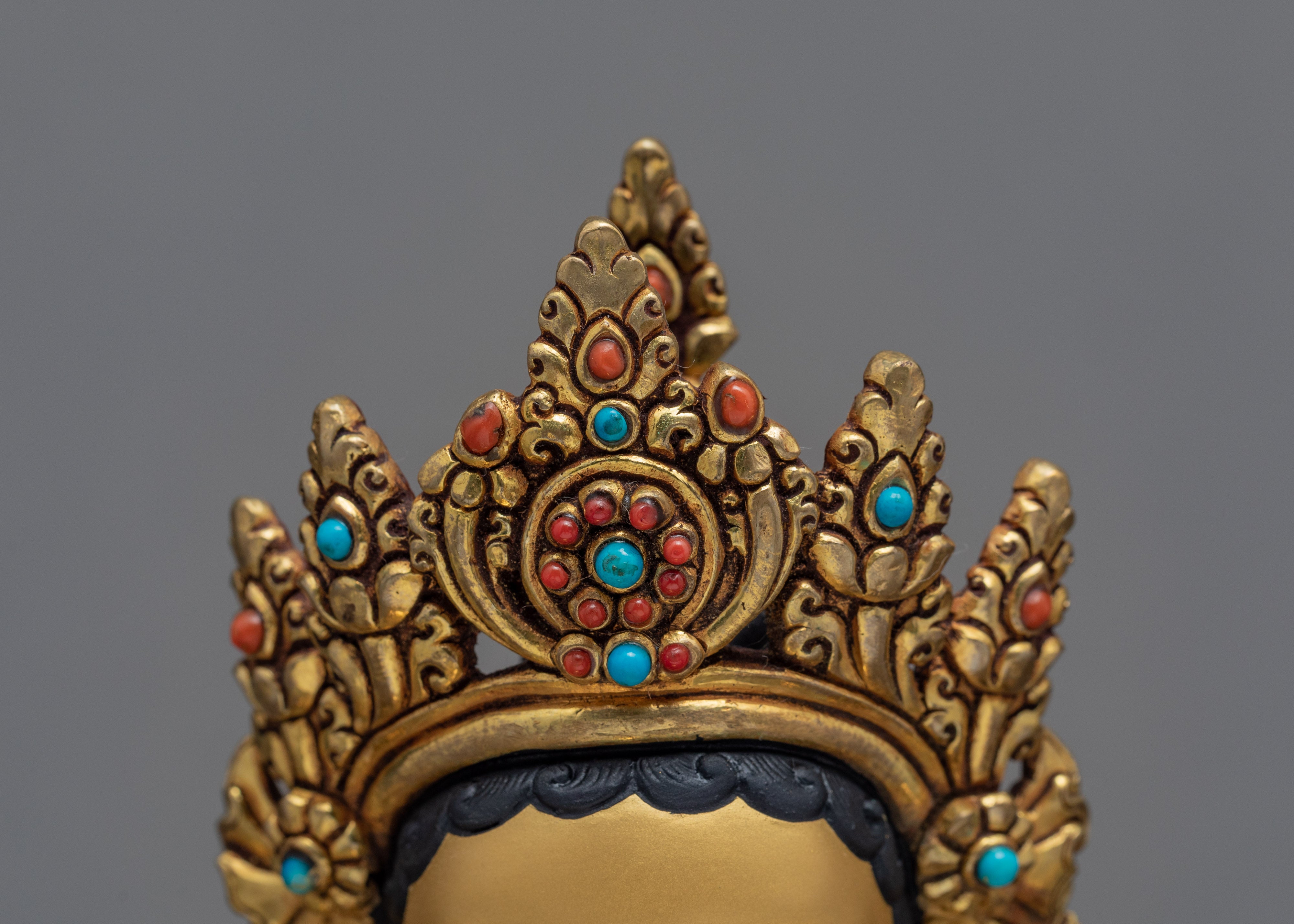 Green Tara Statue | Handmade Bodhisattva Statue With 24K Gold