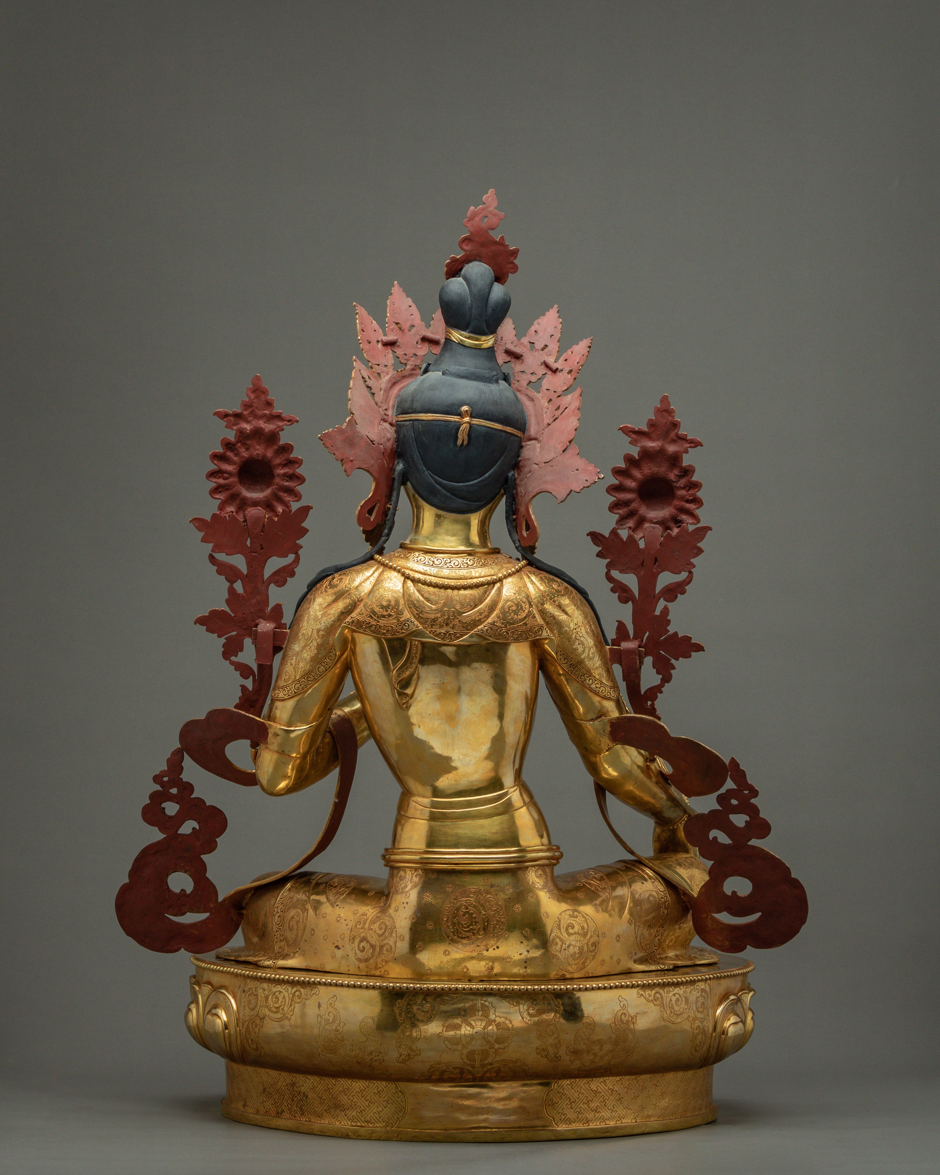 Tara Green Goddess Statue | Traditional Art of Himalayan Buddhism