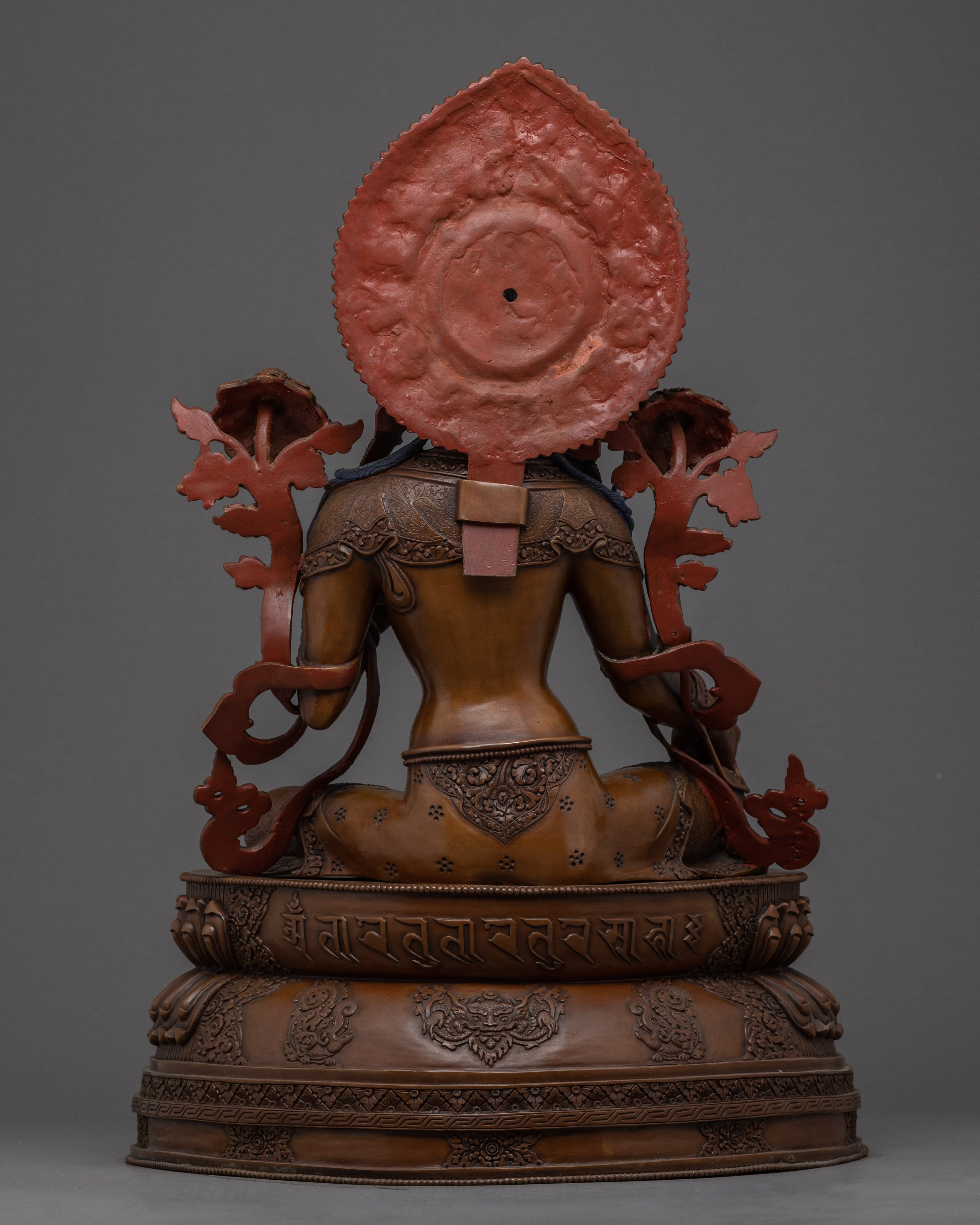 Green Tara Copper Statue | Handmade Buddhist Female Buddha