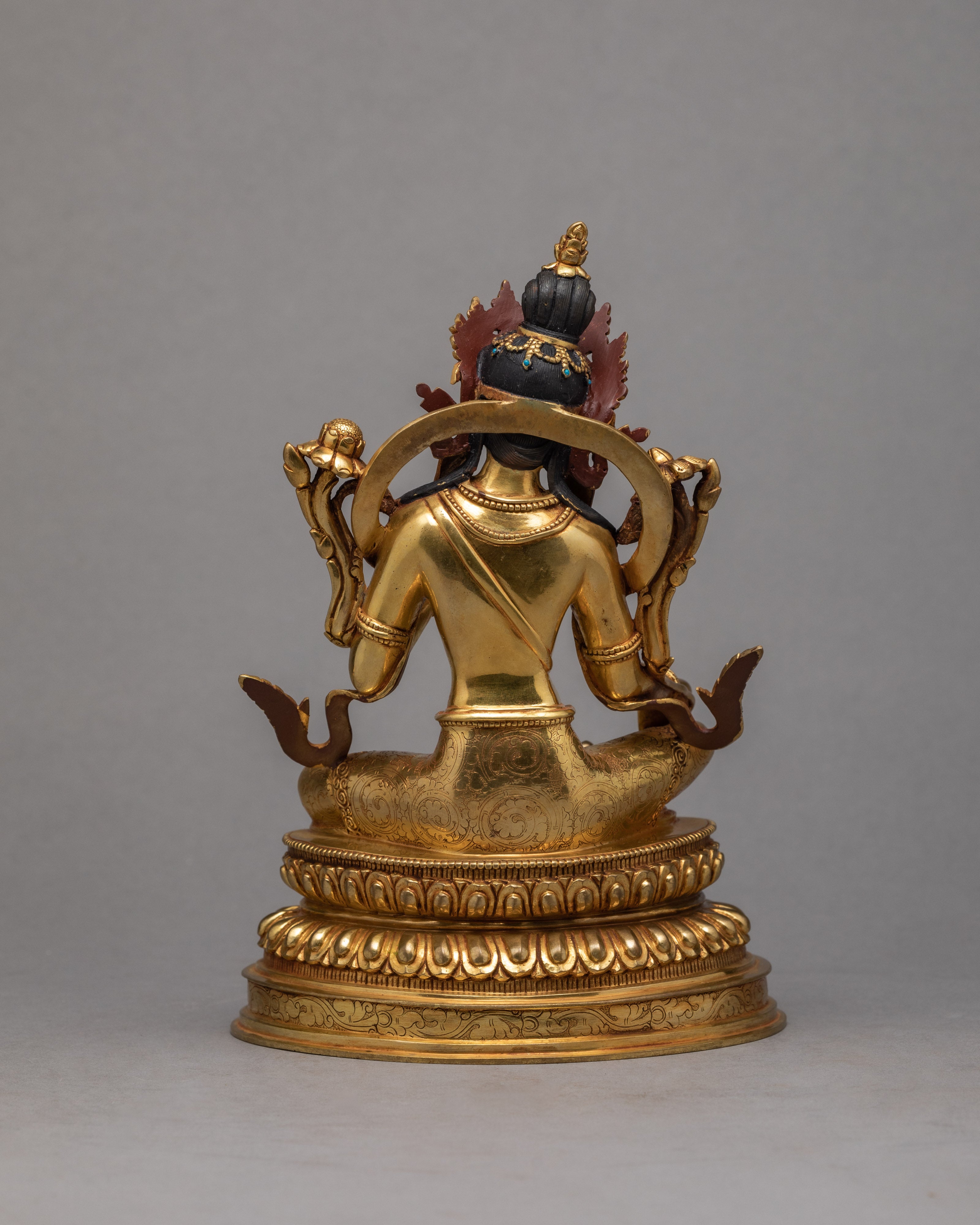 Green Tara Statue | Himalayan Buddhist Art | Tara Statue | Dakini