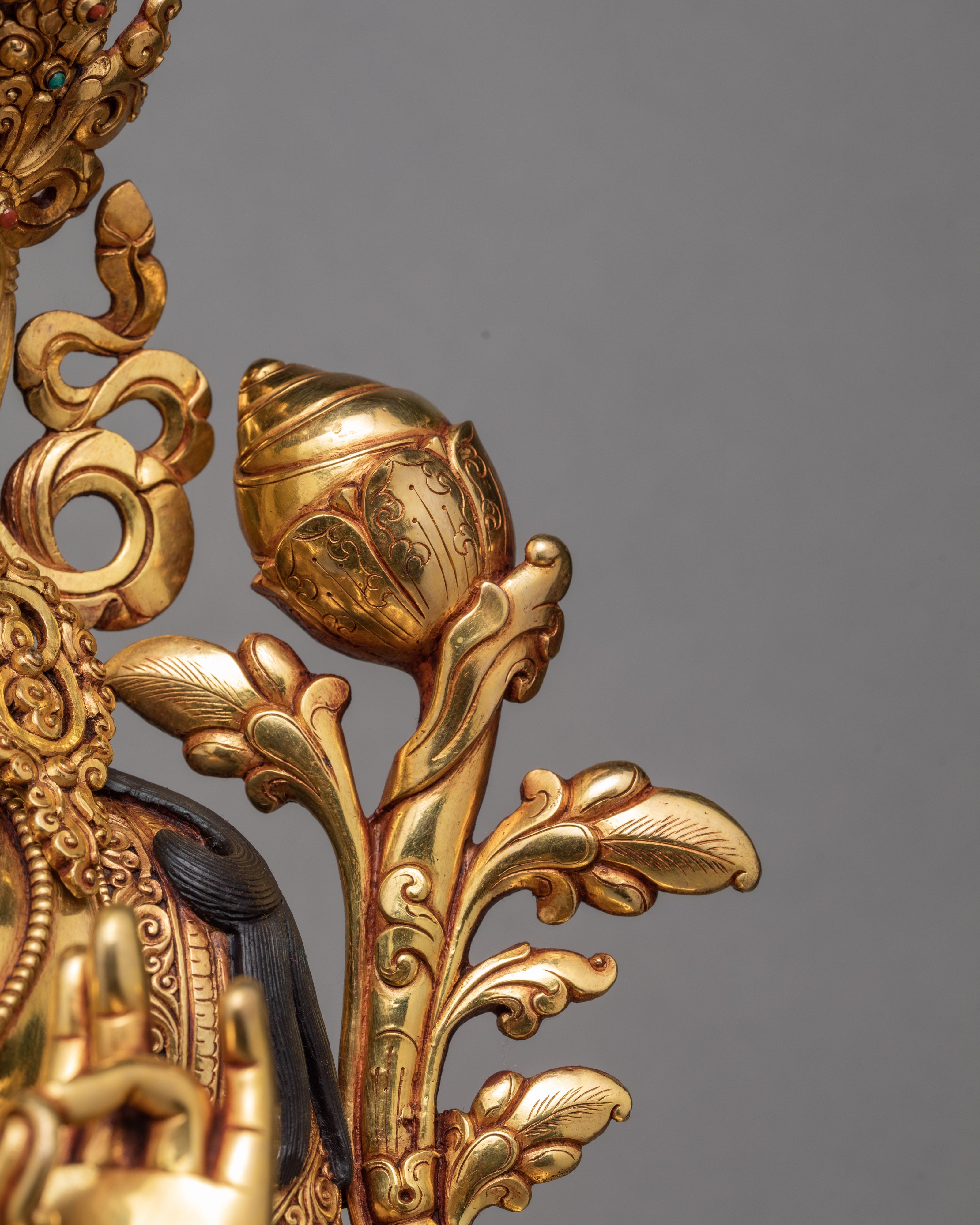 Green Tara Statue | Tibetan Buddhist Sculpture | Bodhisattva Tara Statue