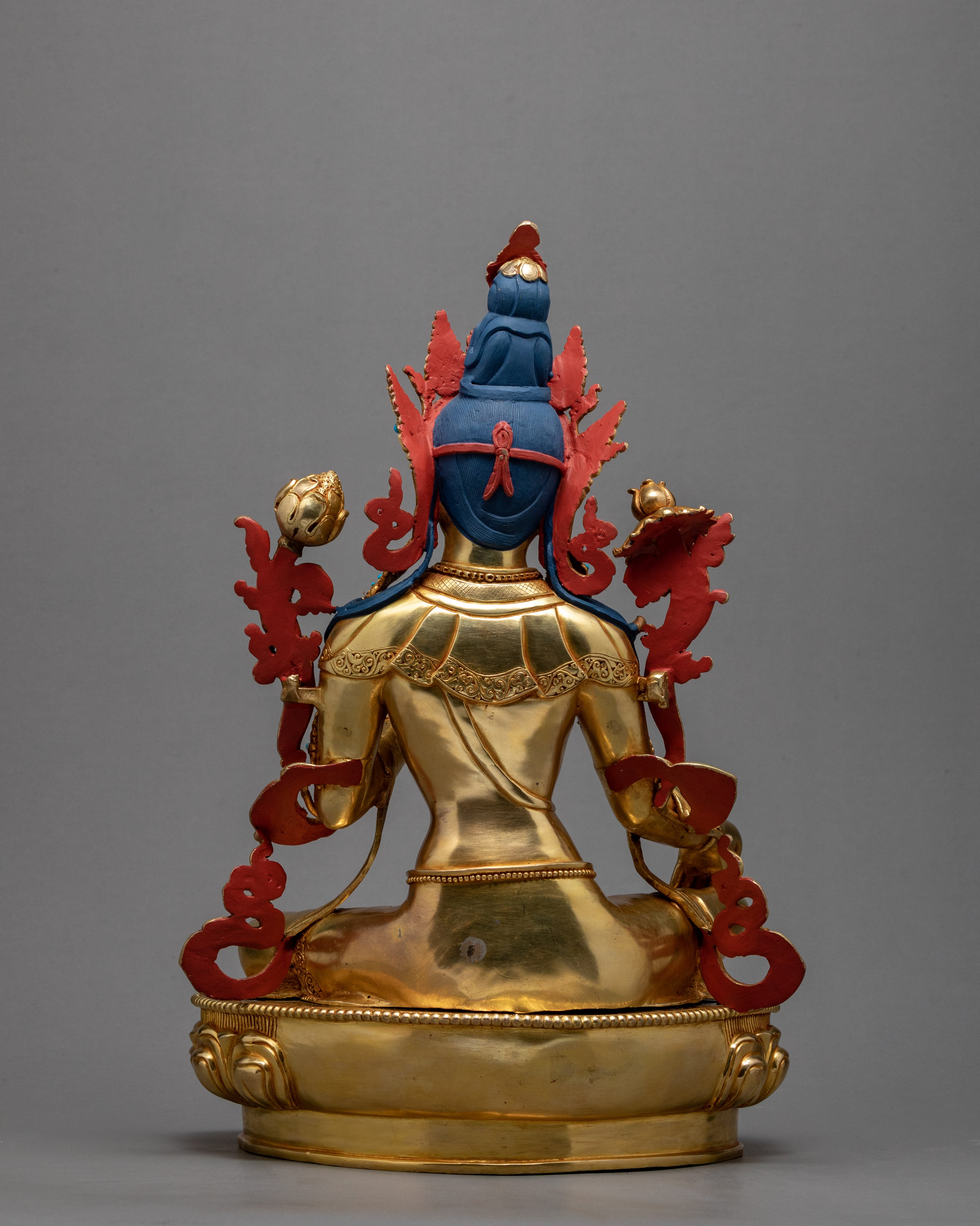 Green Tara Goddess | Compassion Deity Statue | Handcrafted Art