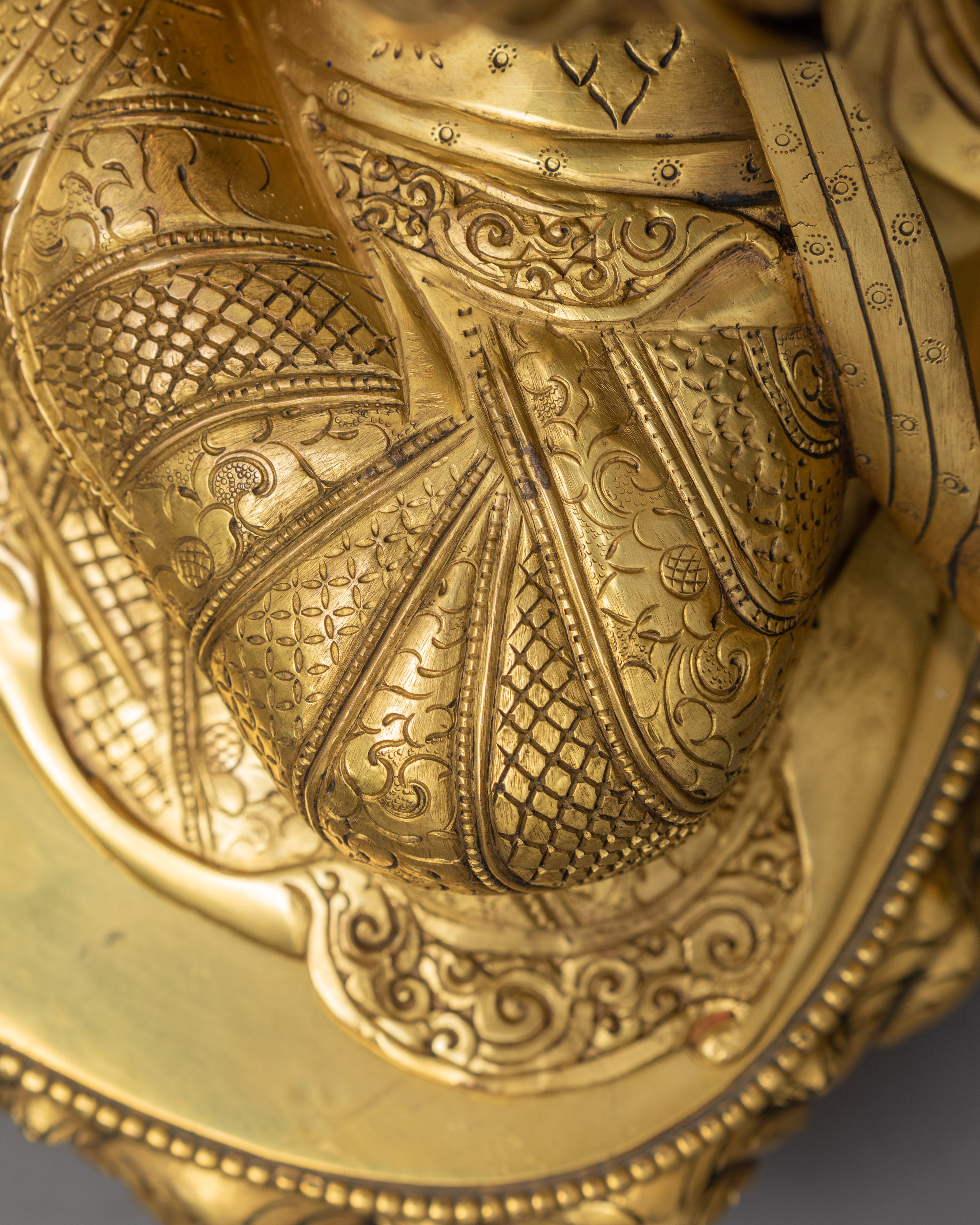 Large Green Tara Sculpture | Traditional Female Buddha