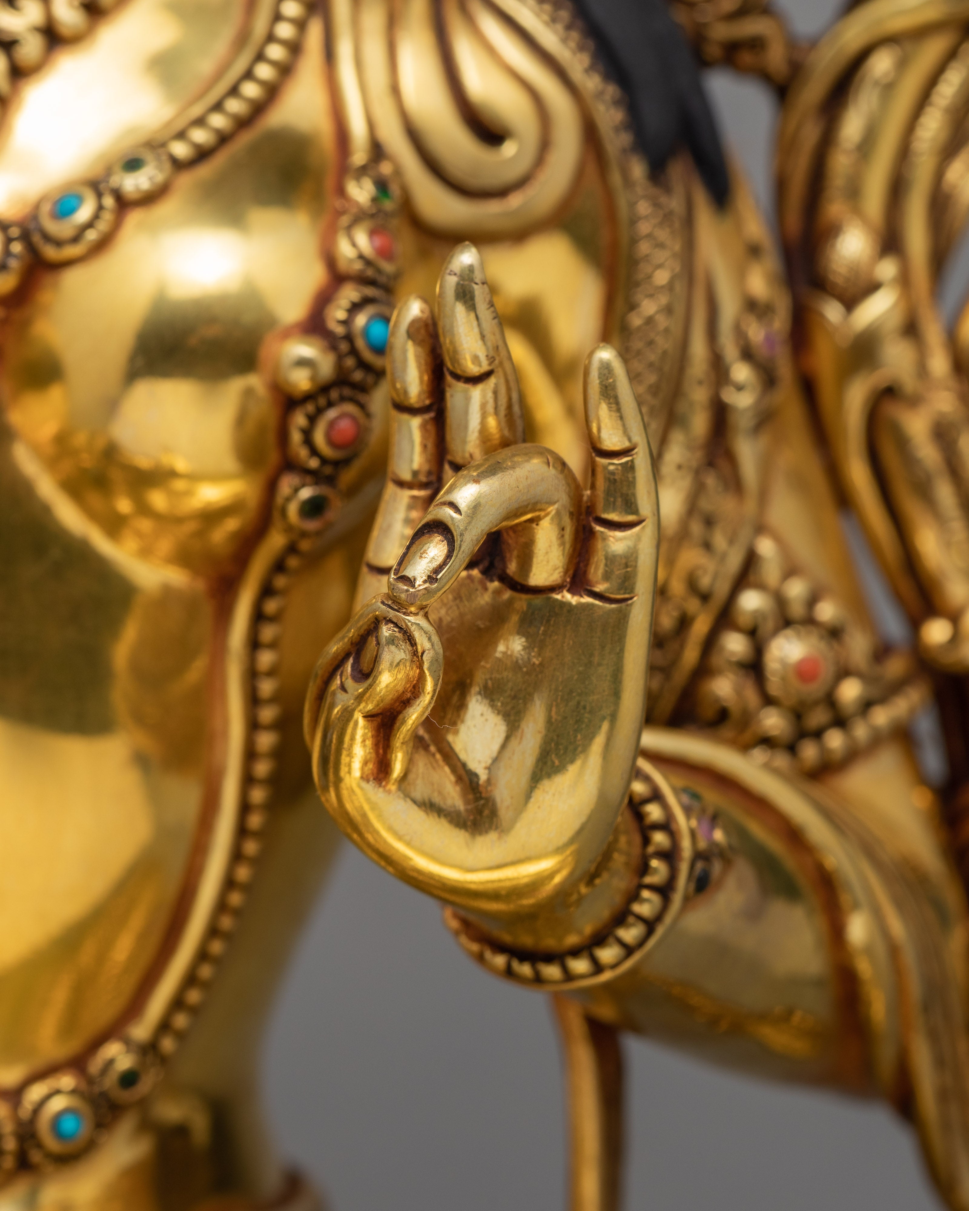 Green Tara Buddha | Handmade Bodhisattva Statue