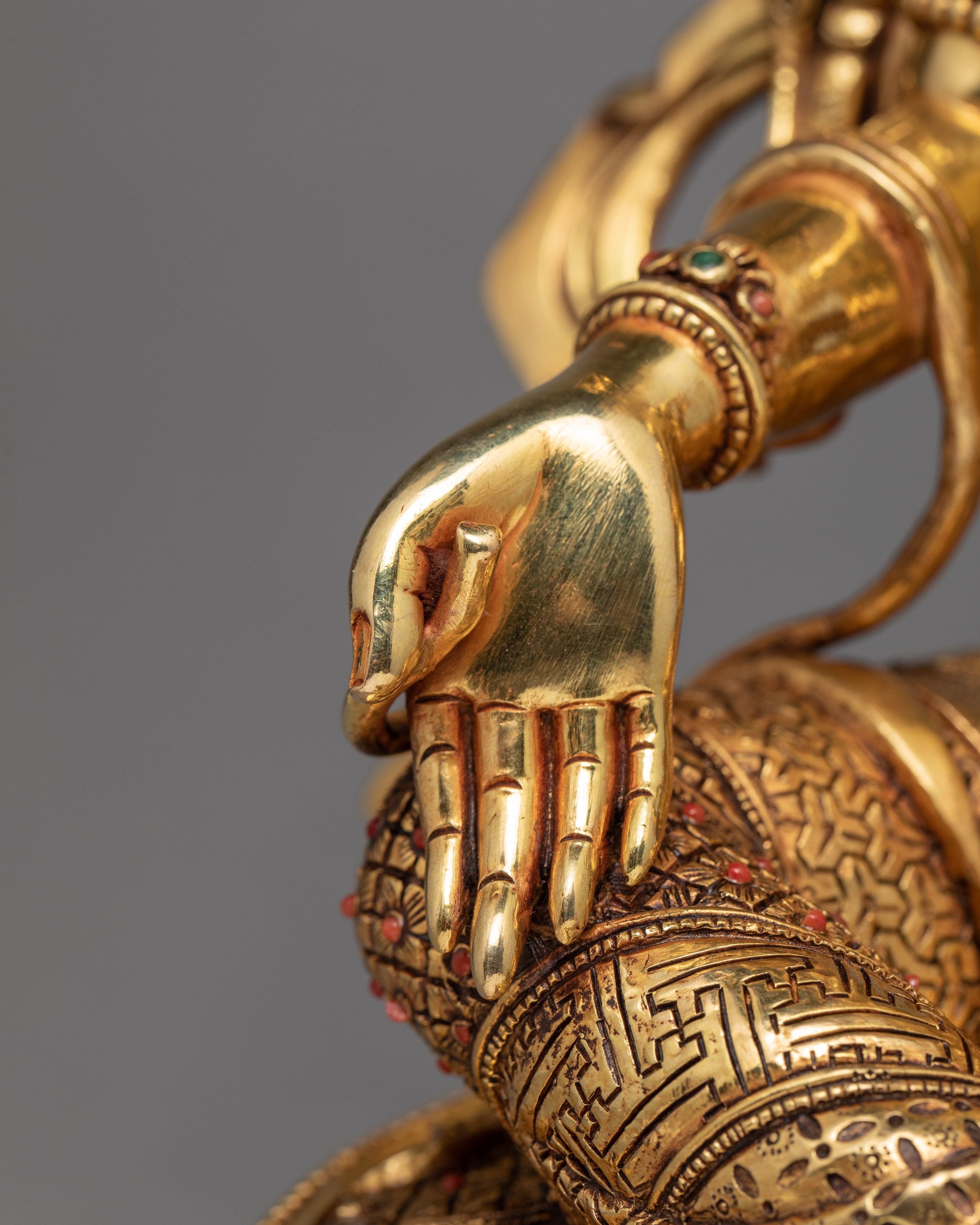 Green Tara Statue | Himalayan Buddhist Art | Tara Statue