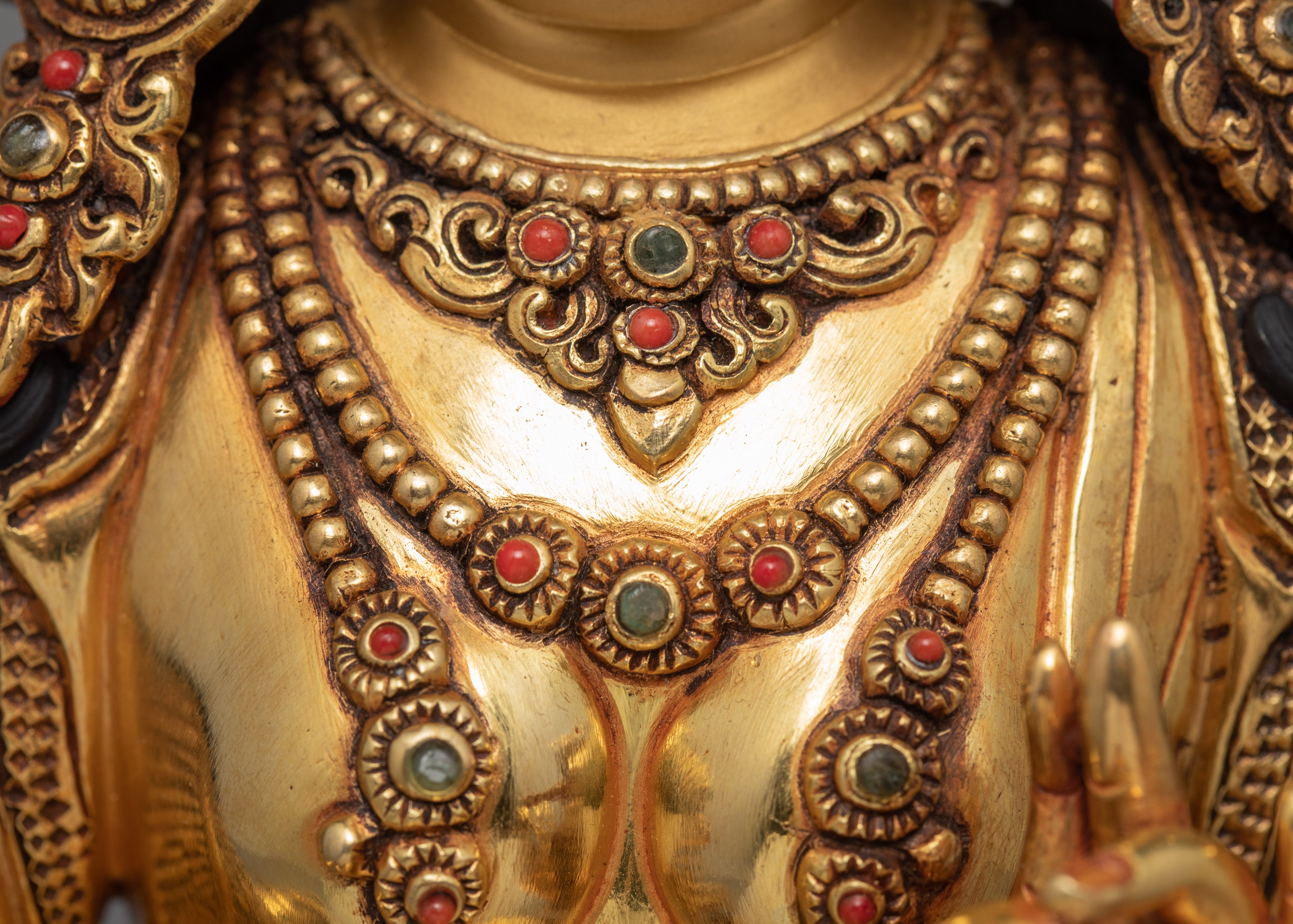 Green Tara Statue | Himalayan Buddhist Art | Tara Statue