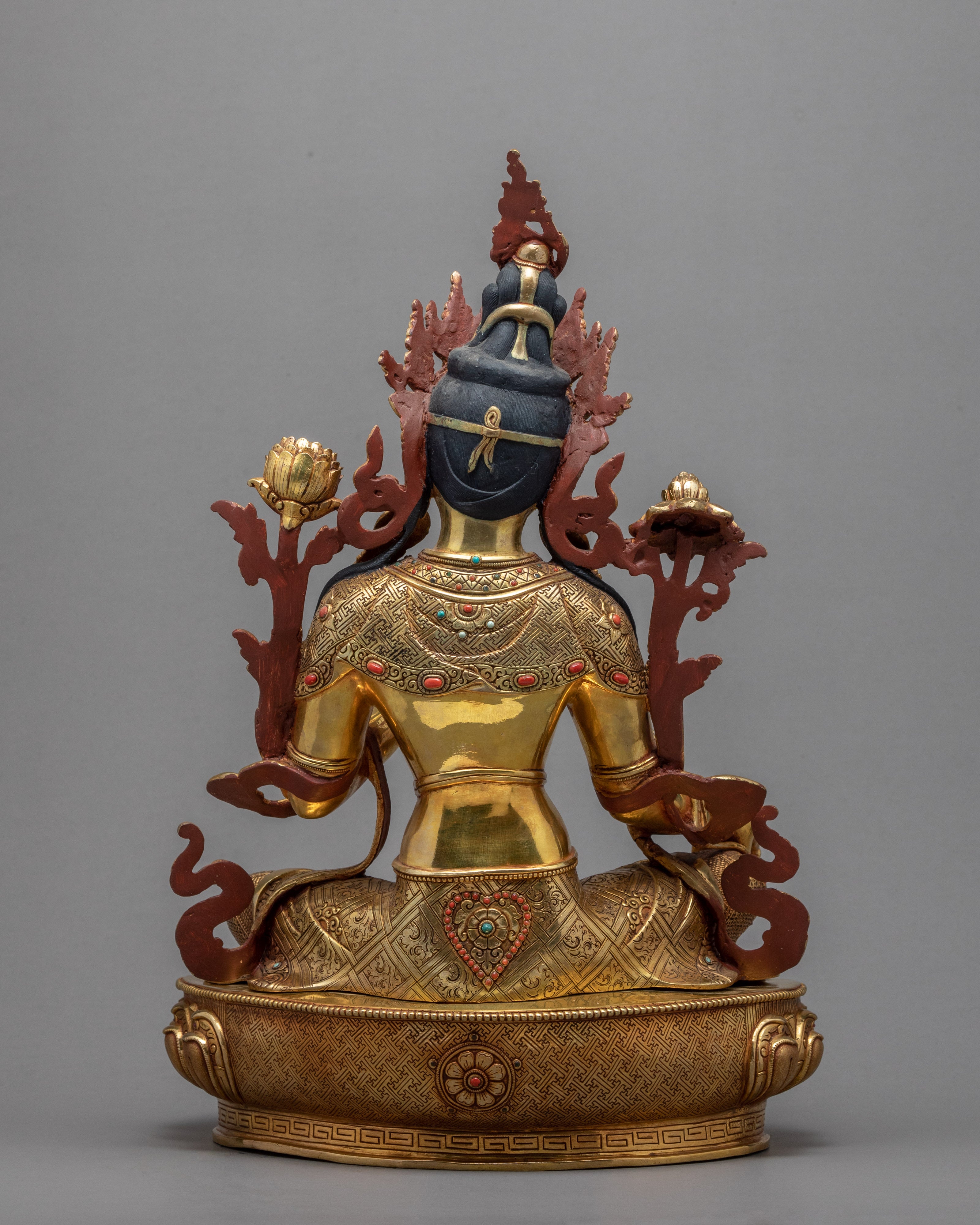 Green Tara Statue | Buddhist Deity | Female Buddha