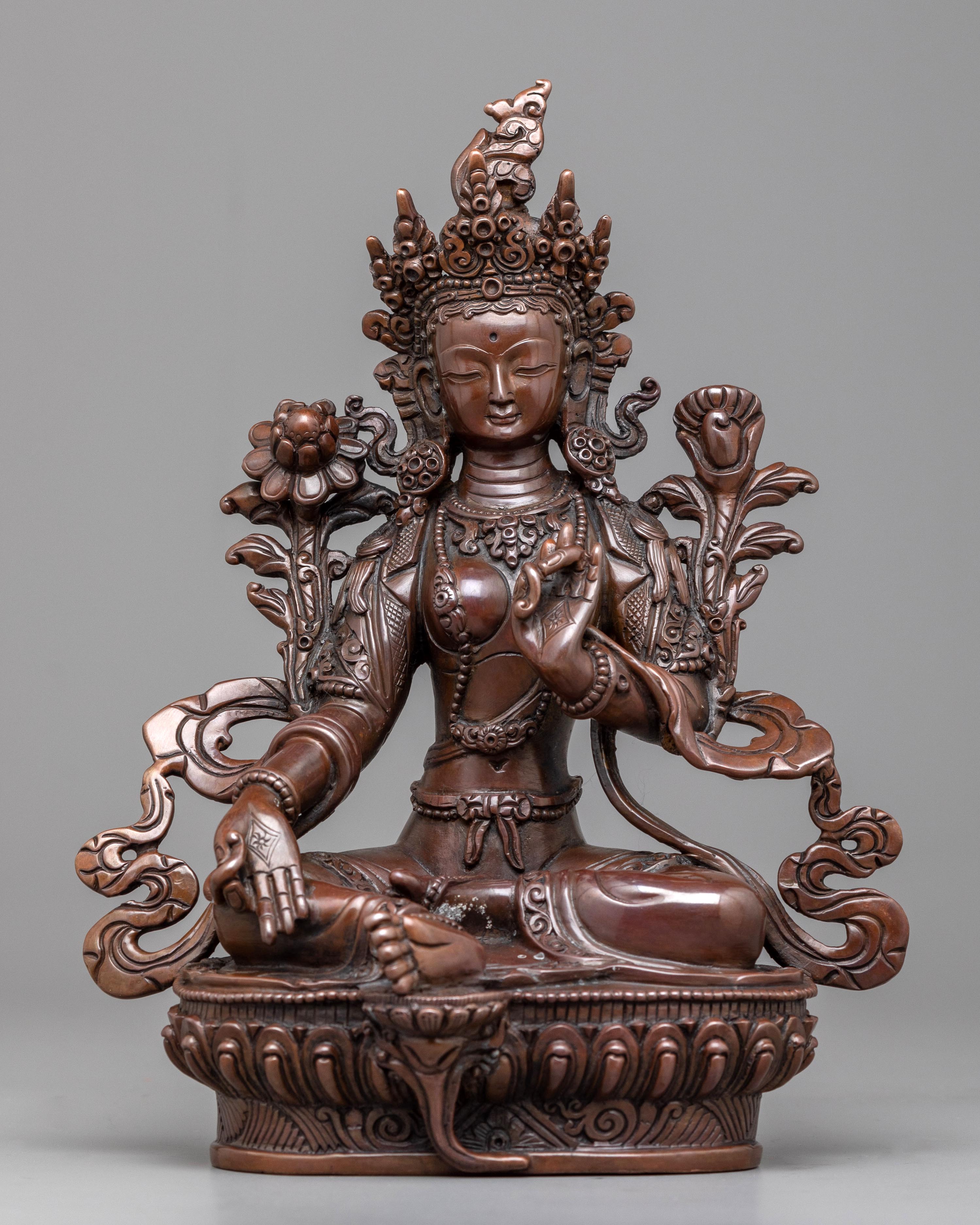 Green Tara Statue