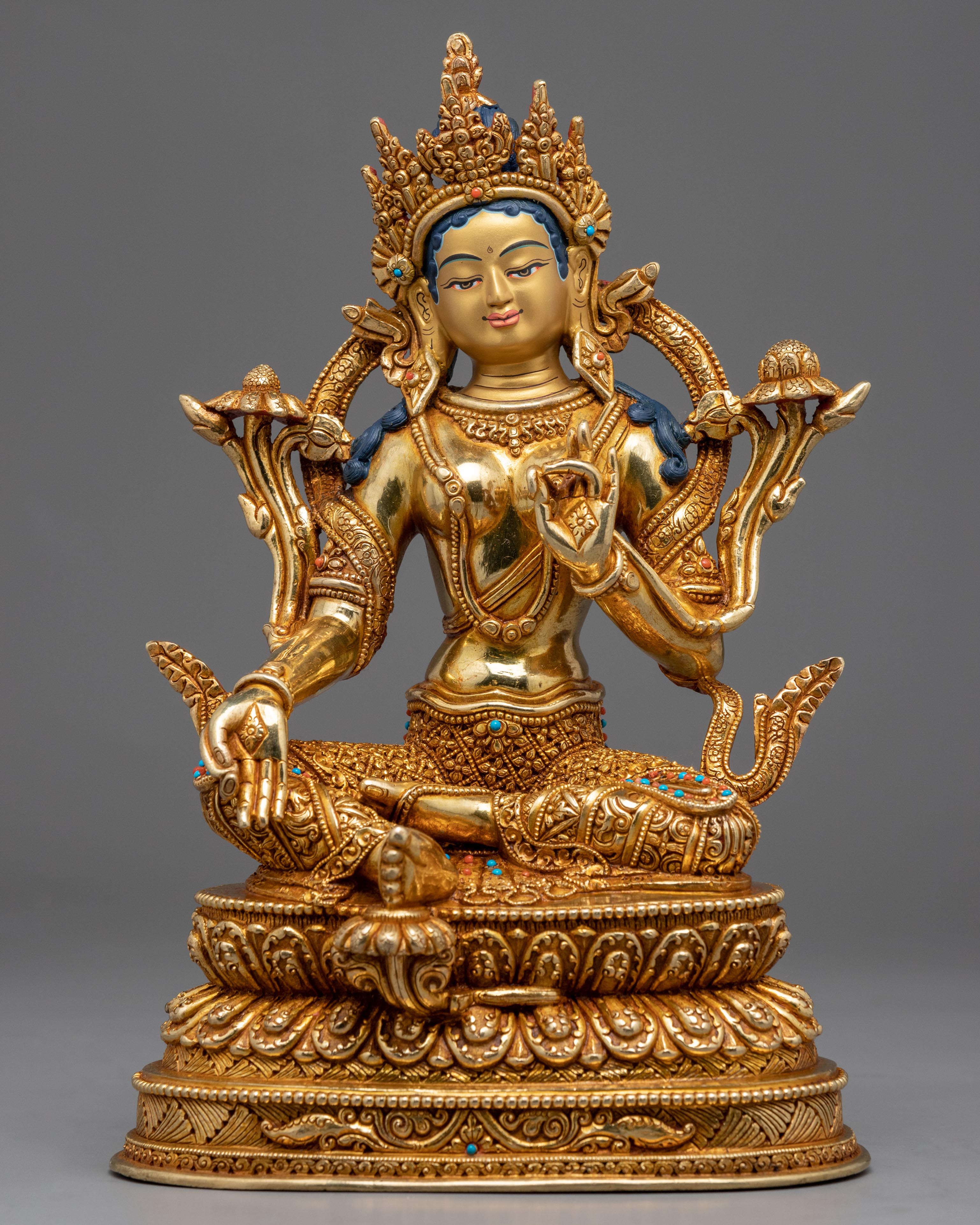 buddha statue green tara