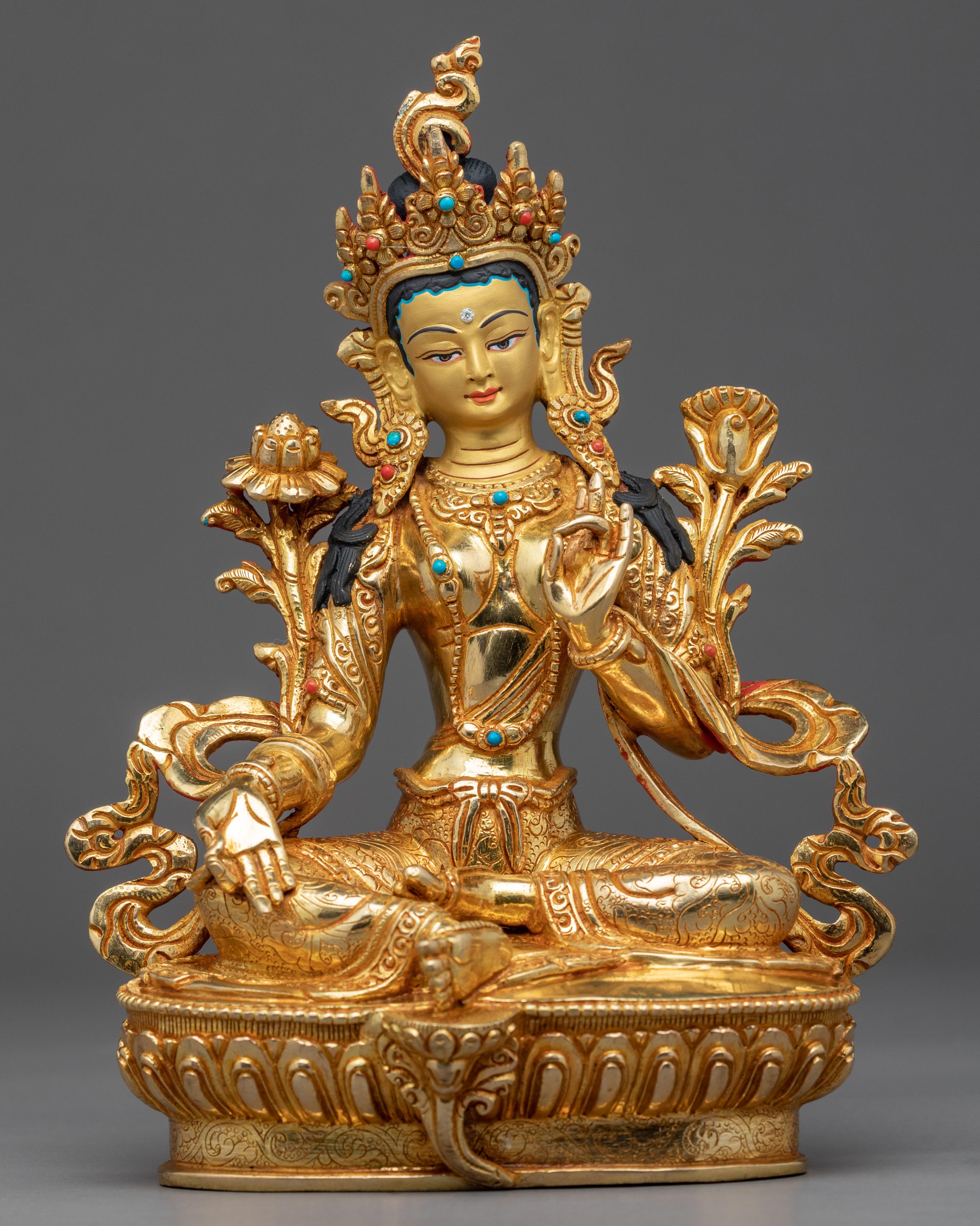 Green Tara Sculpture Nepal