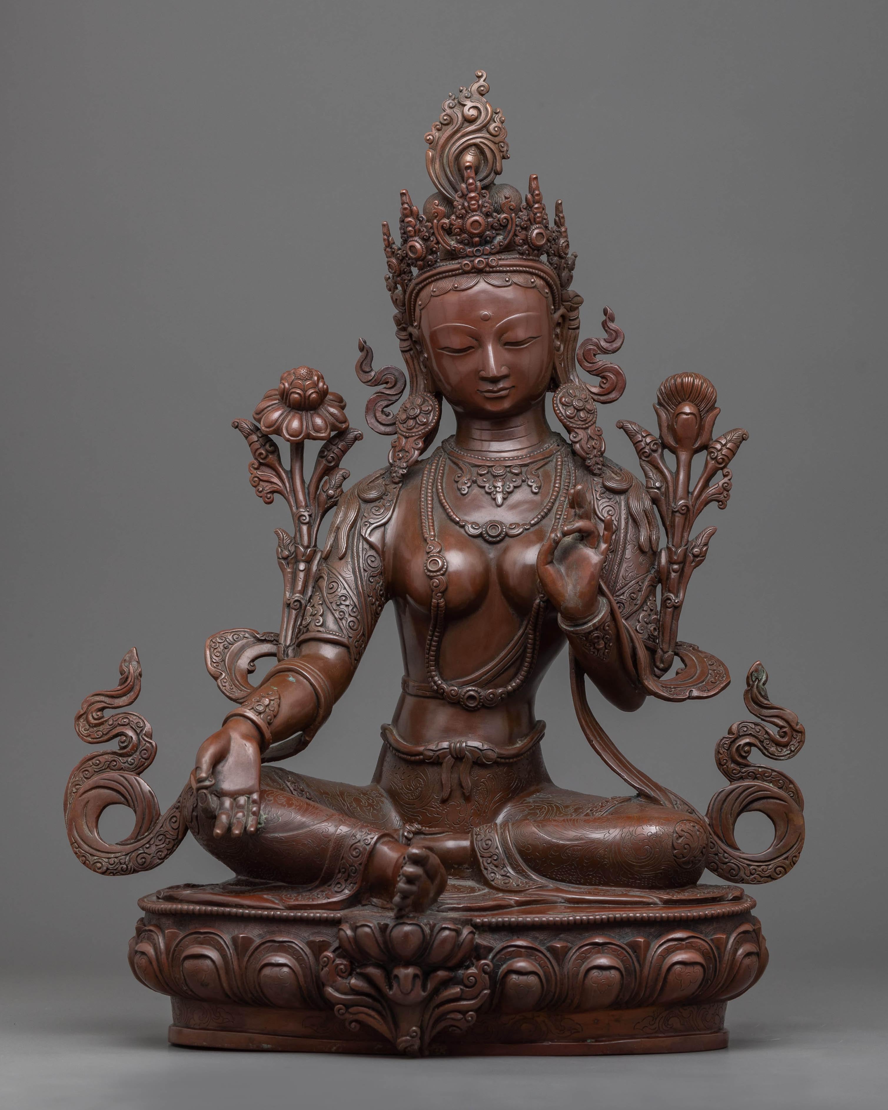 green tara images