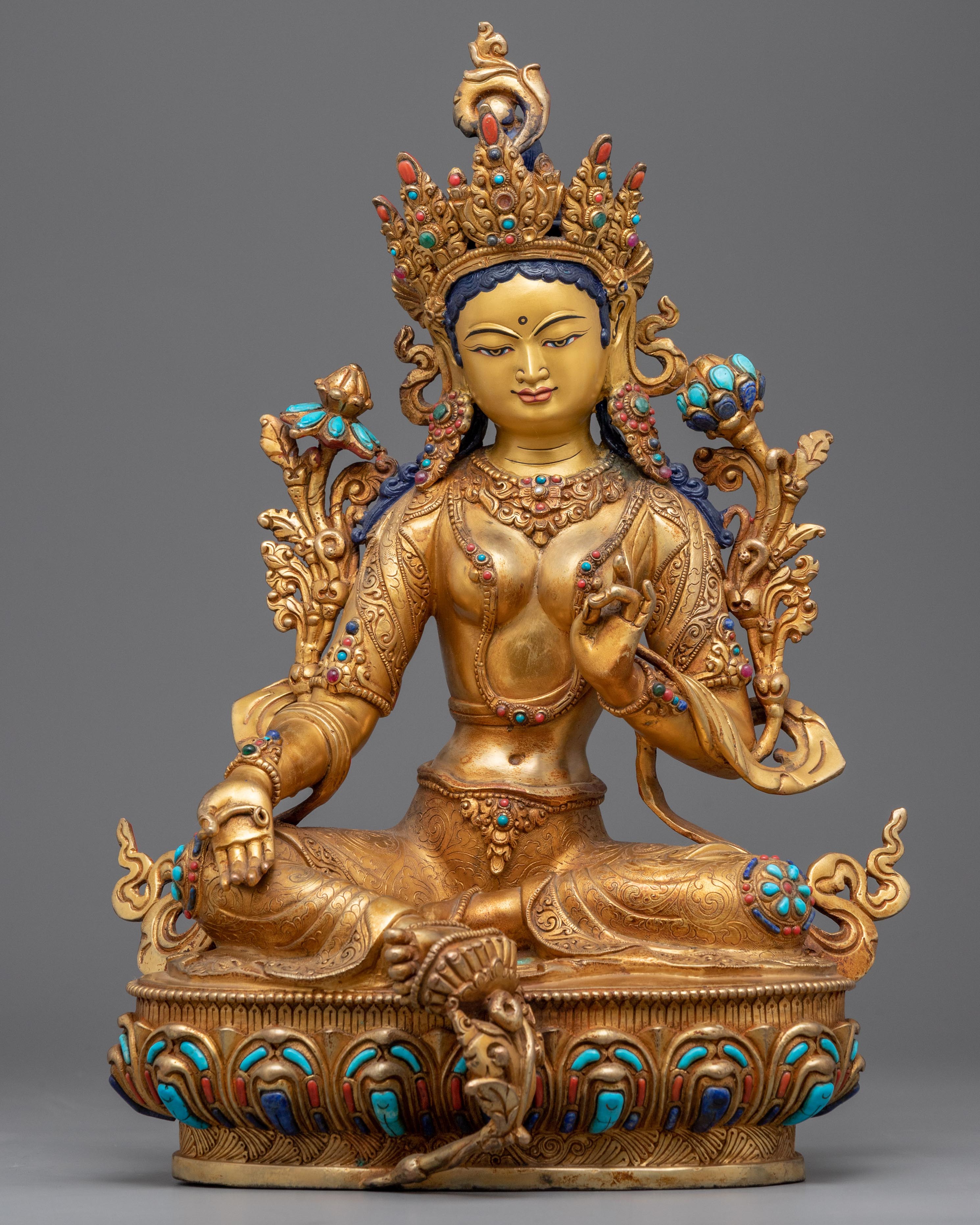 green tara altar