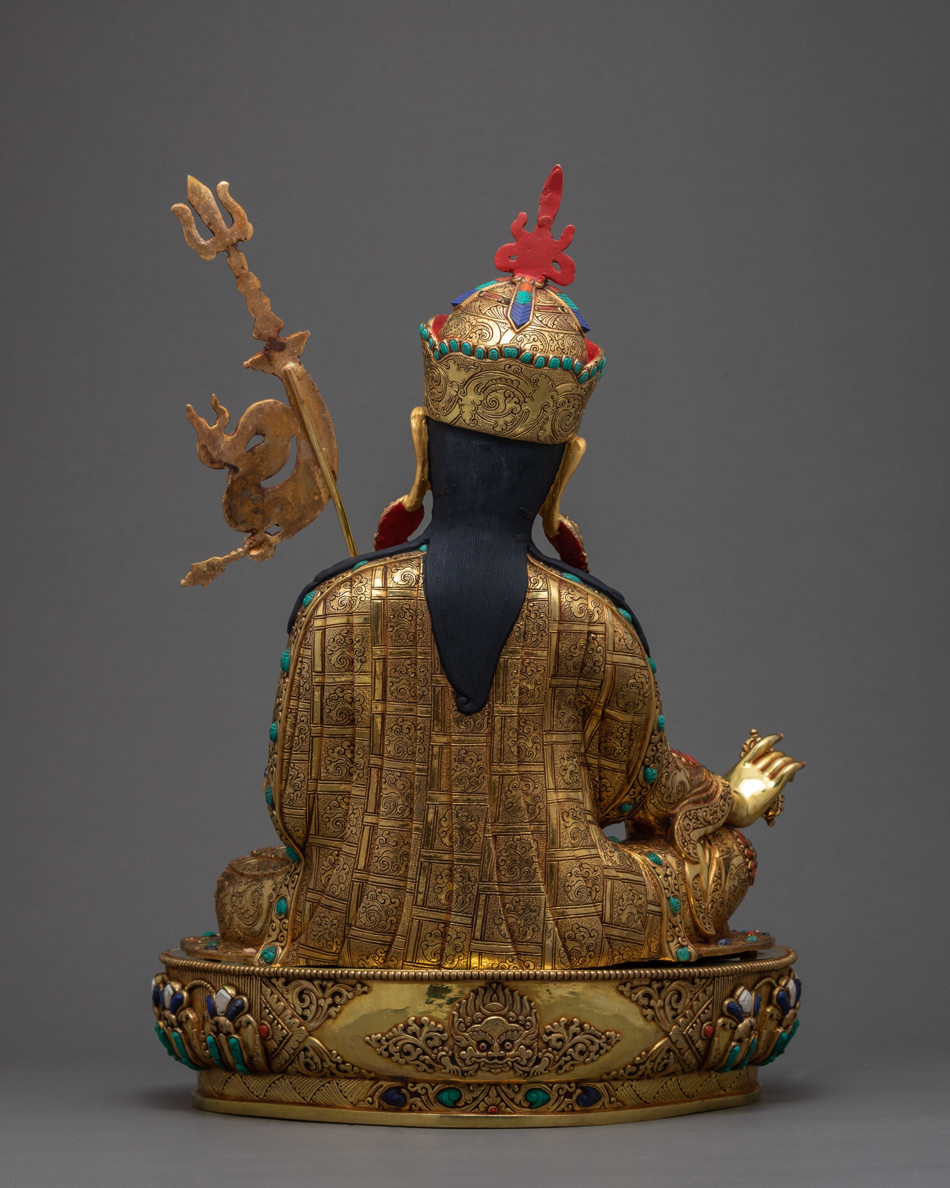 Lord Padmasambhava Guru Rinpoche Statue | Himalayan Tibetan Artwork