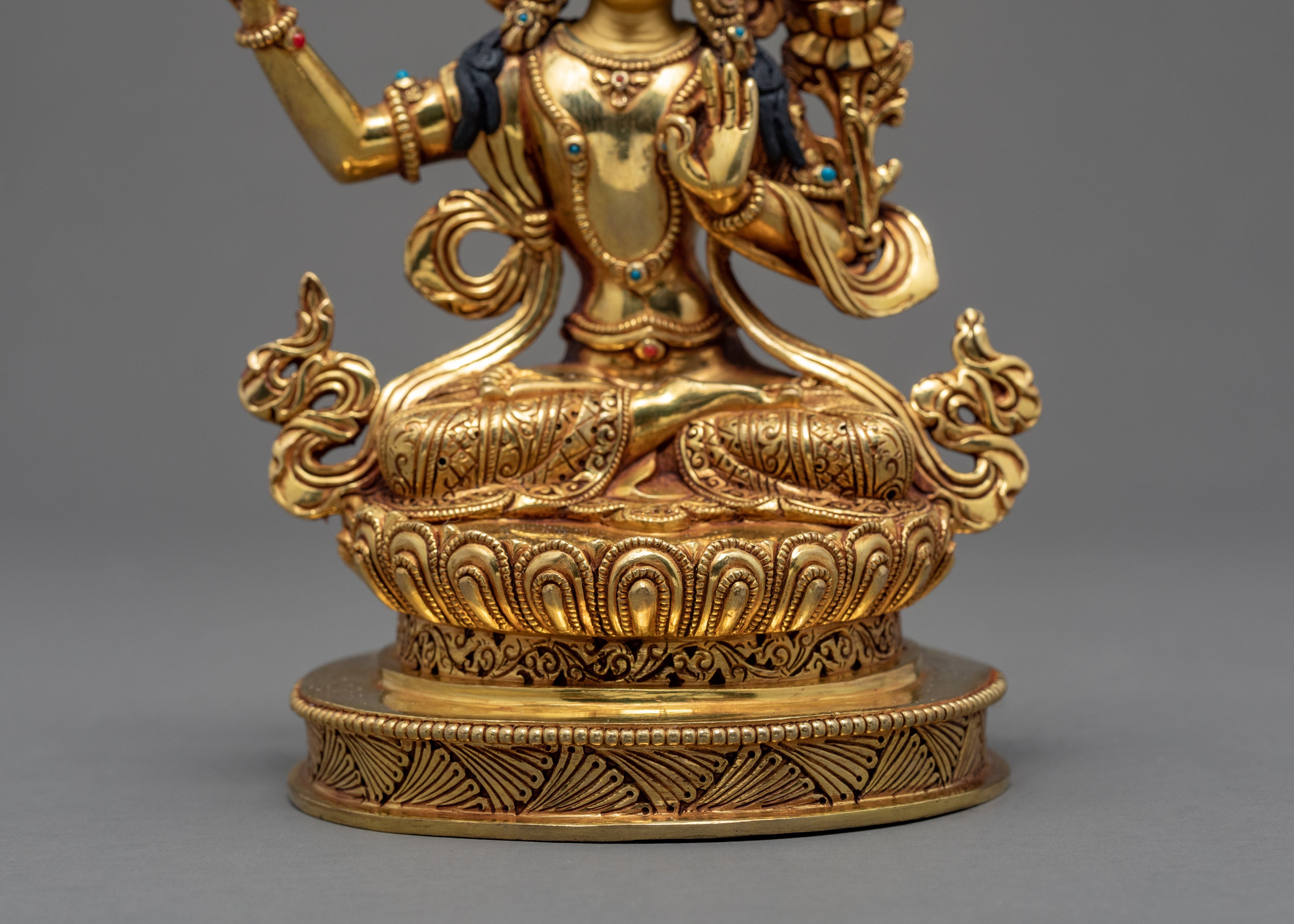 Manjushri Bodhisattva | Himalayan Buddhism Statue | Infinite wisdom
