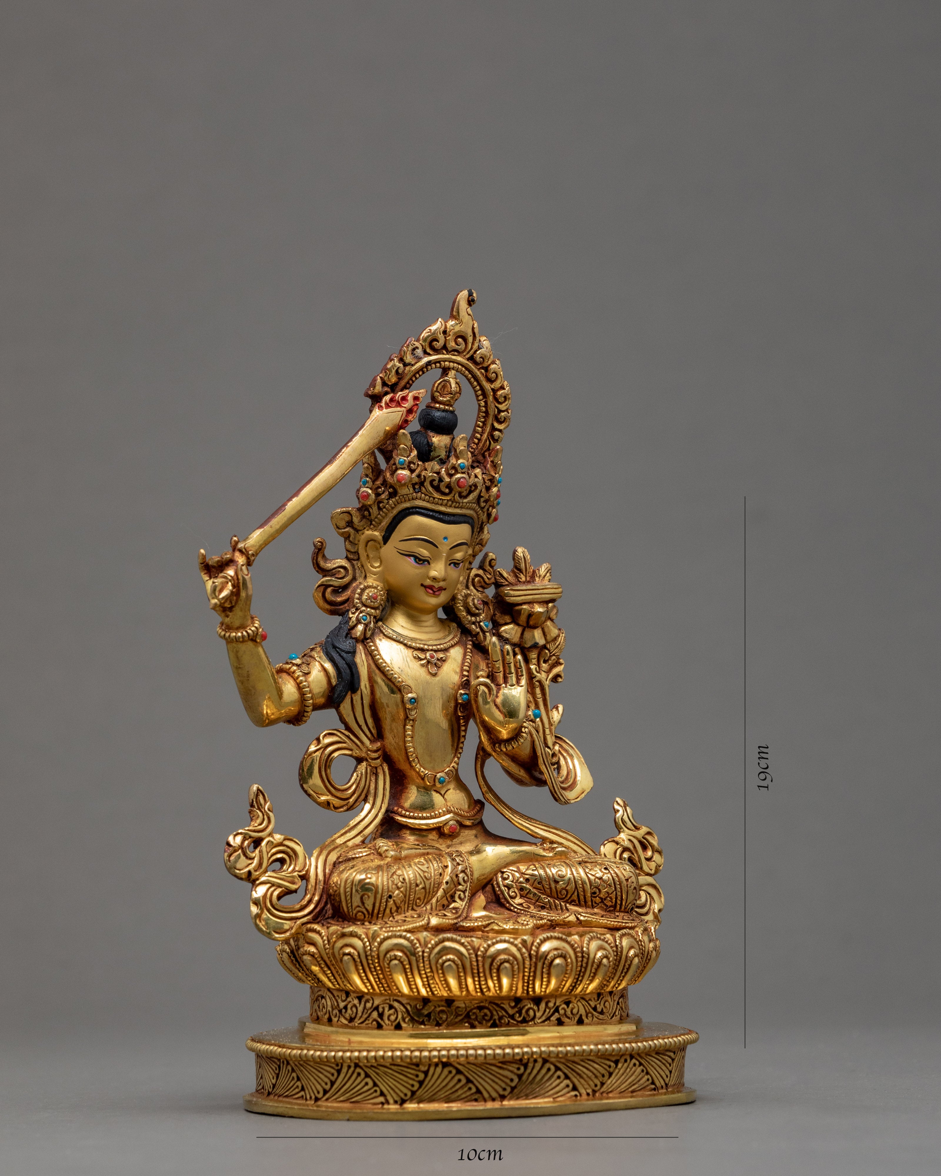 Manjushri Bodhisattva | Himalayan Buddhism Statue | Infinite wisdom