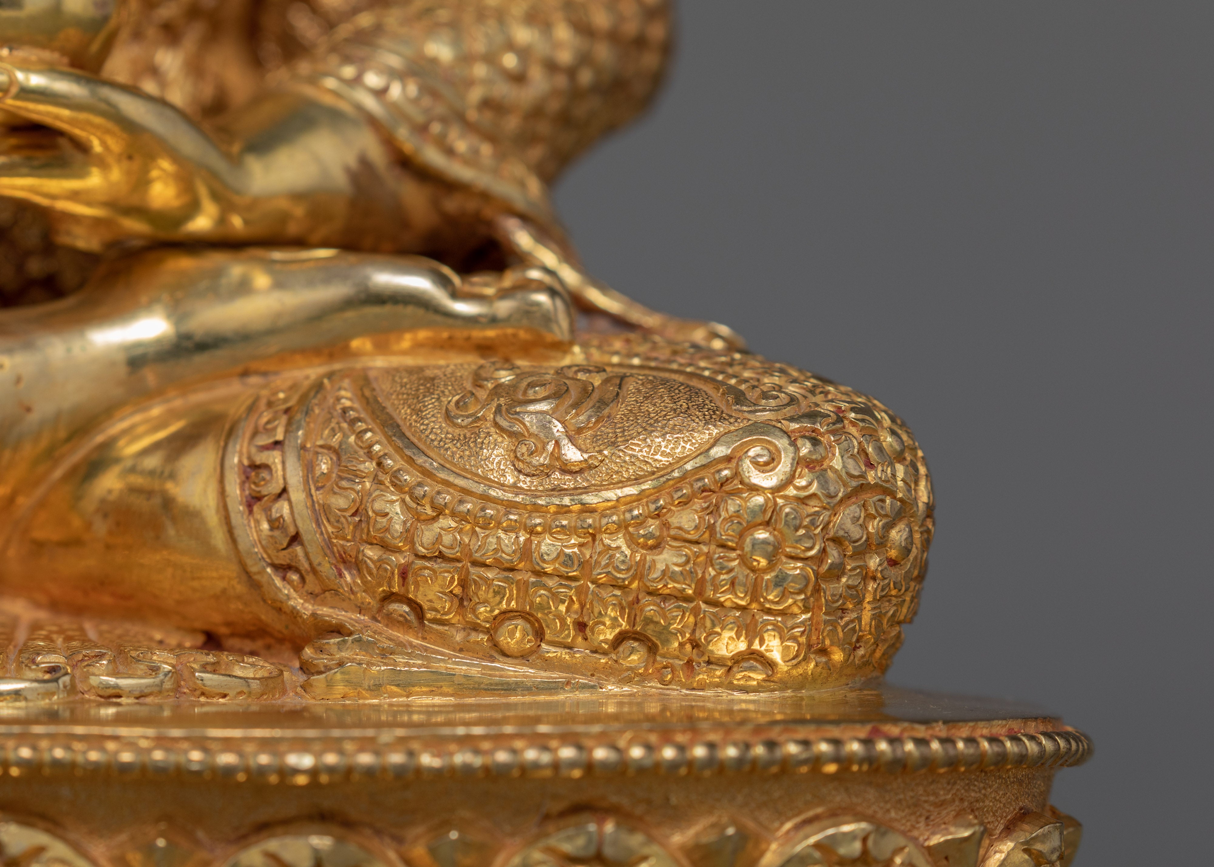 Medicine Buddha Sculpture | Traditional Hand Carved Statue