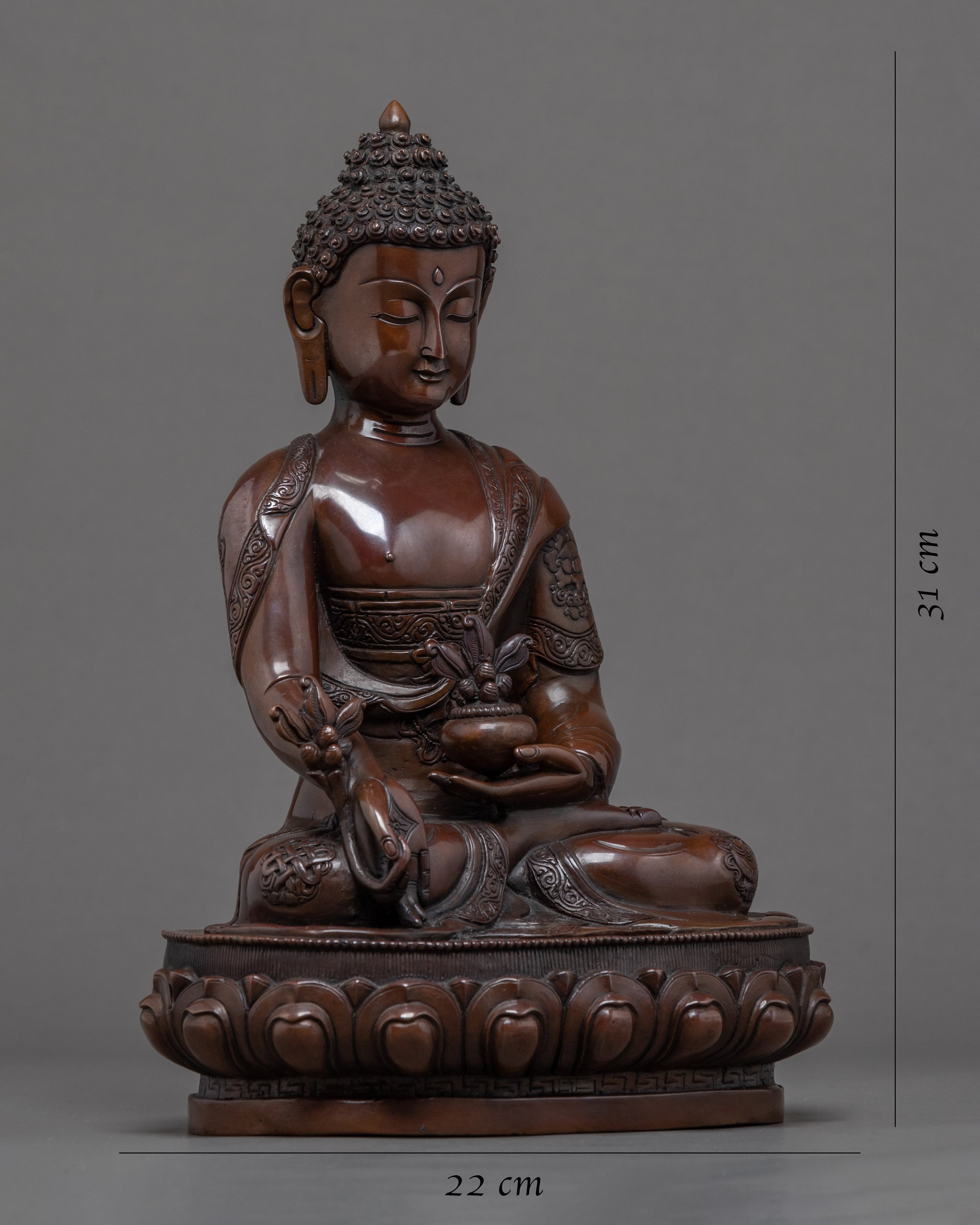 The Medicine Buddha Sculpture | Traditionally Crafted Statue