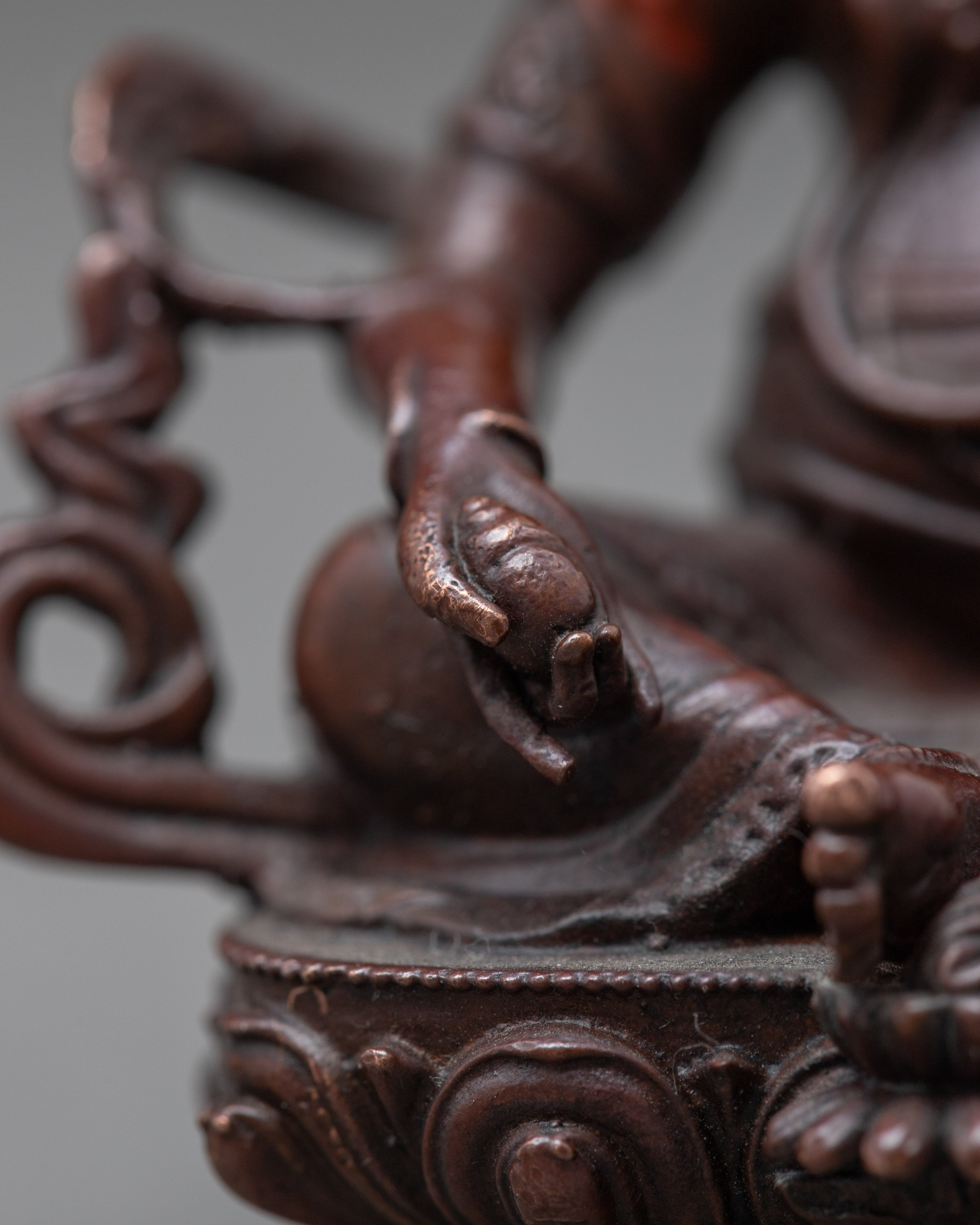 Miniature Dzambhala Sculpture | Buddhist Ritual Art
