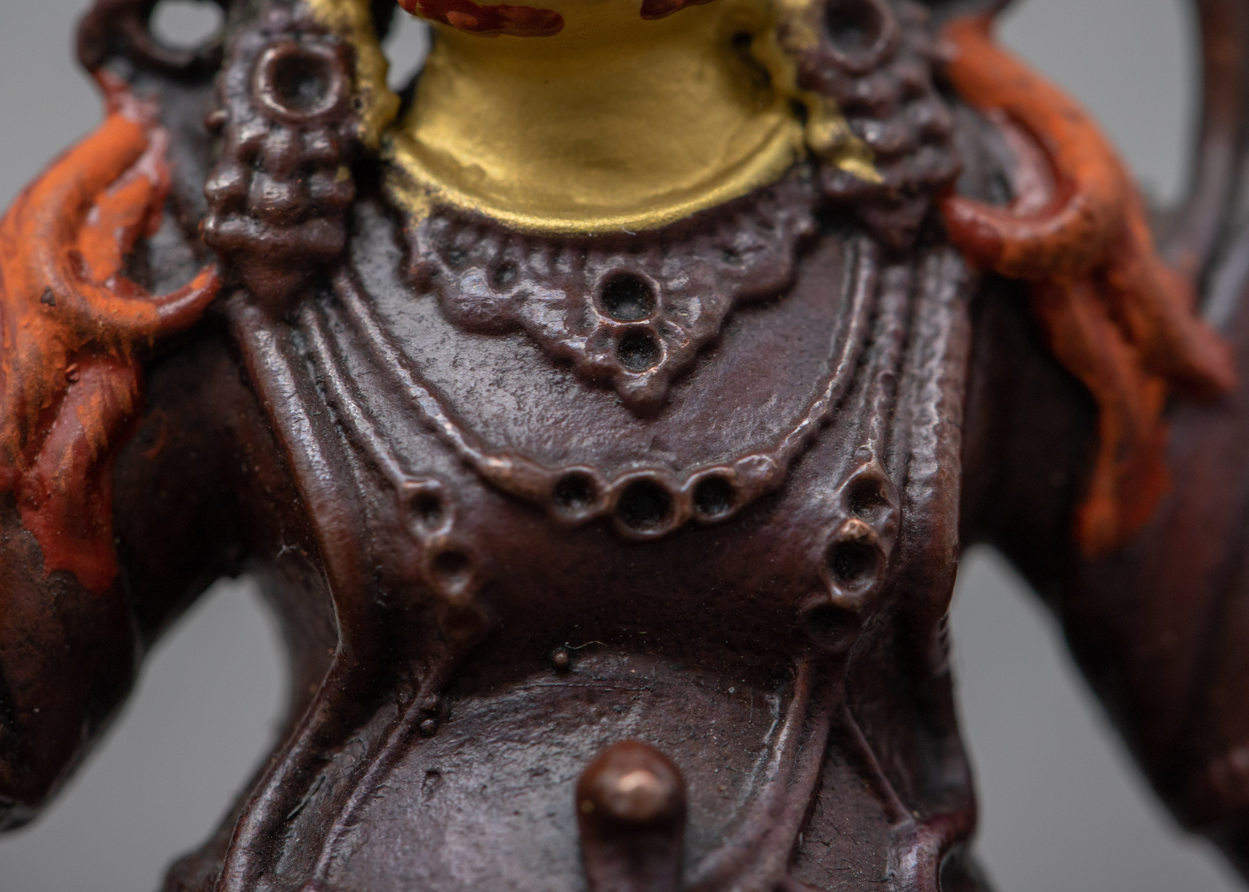 Miniature Dzambhala Sculpture | Buddhist Ritual Art