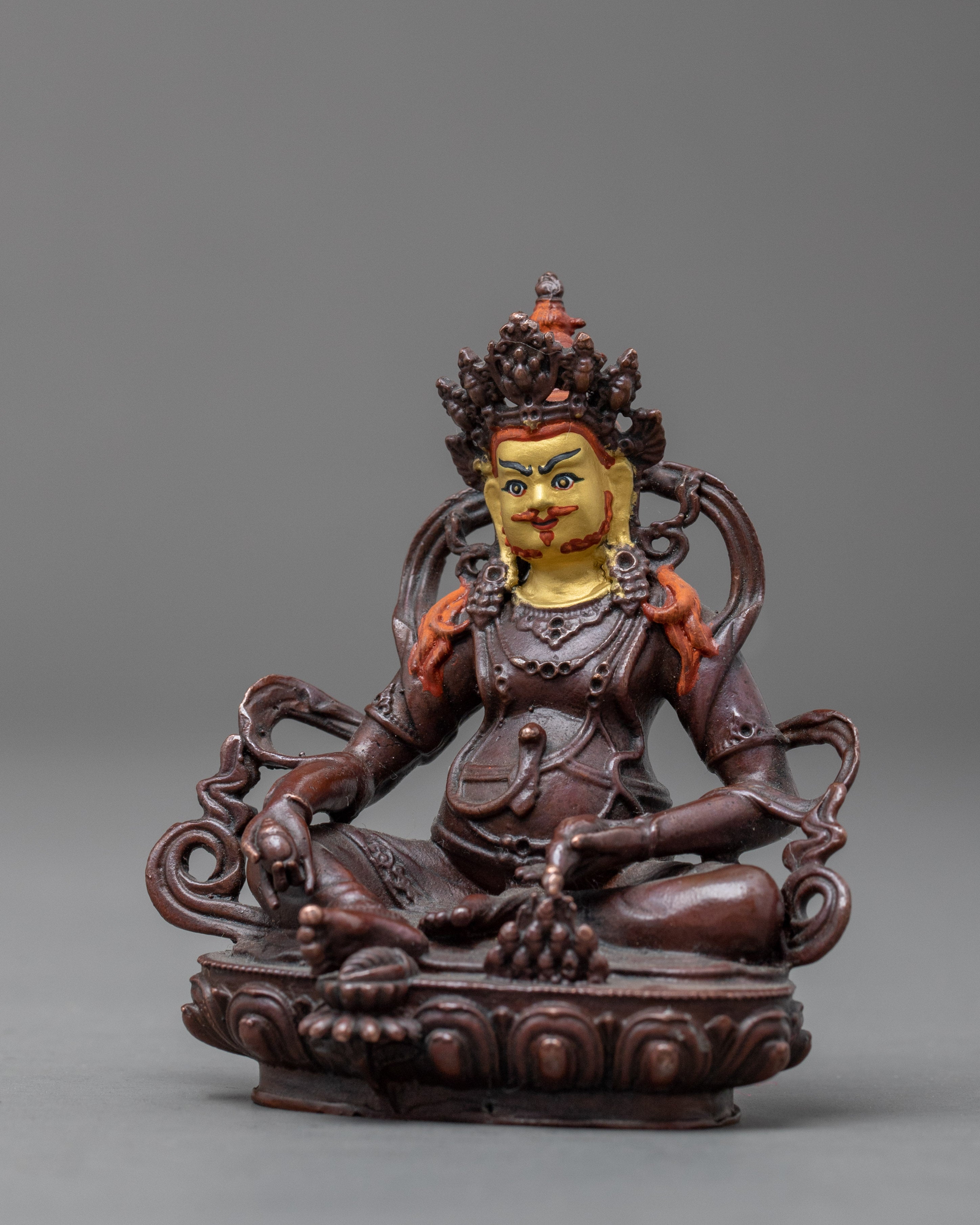Miniature Dzambhala Sculpture | Buddhist Ritual Art
