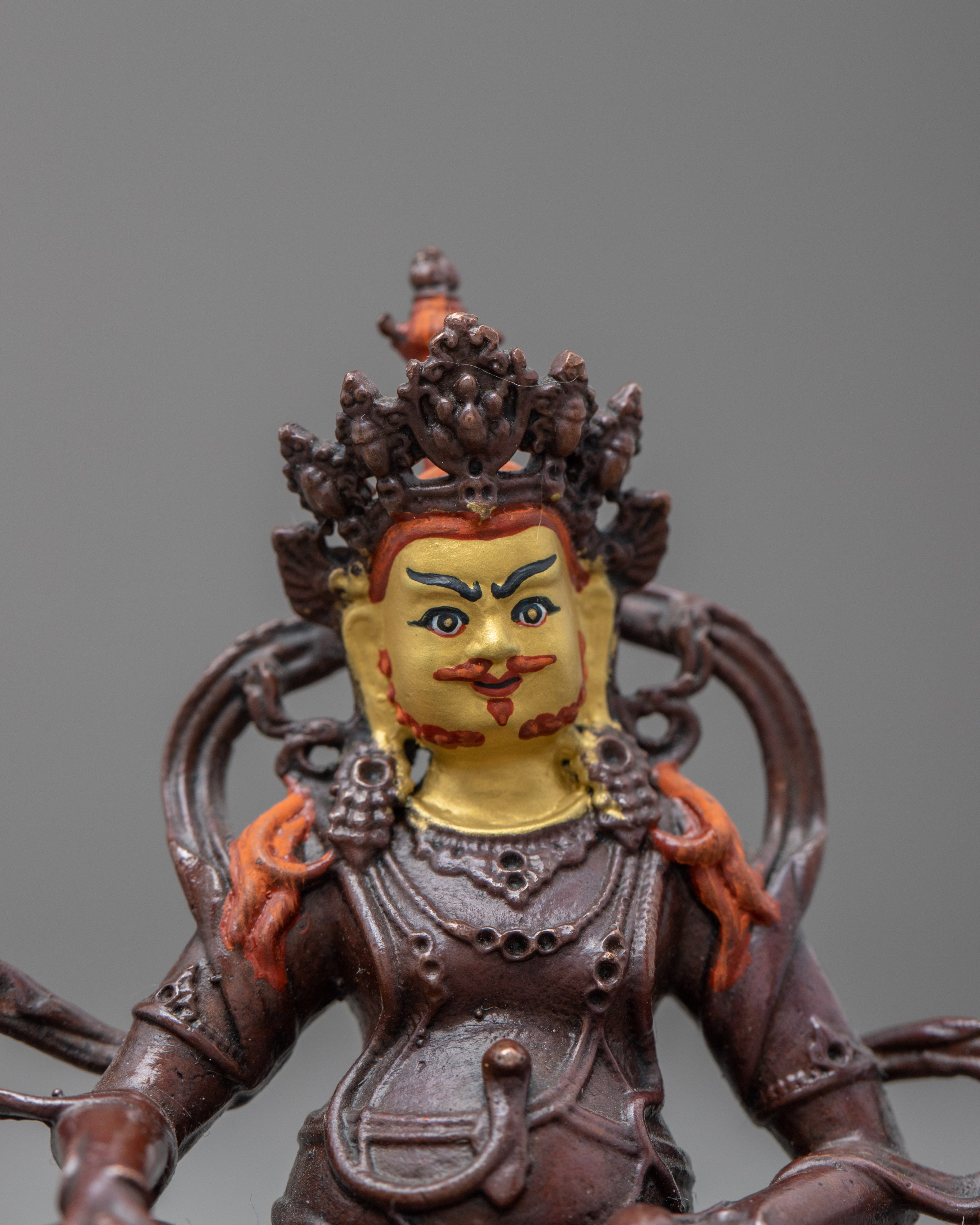 Miniature Dzambhala Sculpture | Buddhist Ritual Art