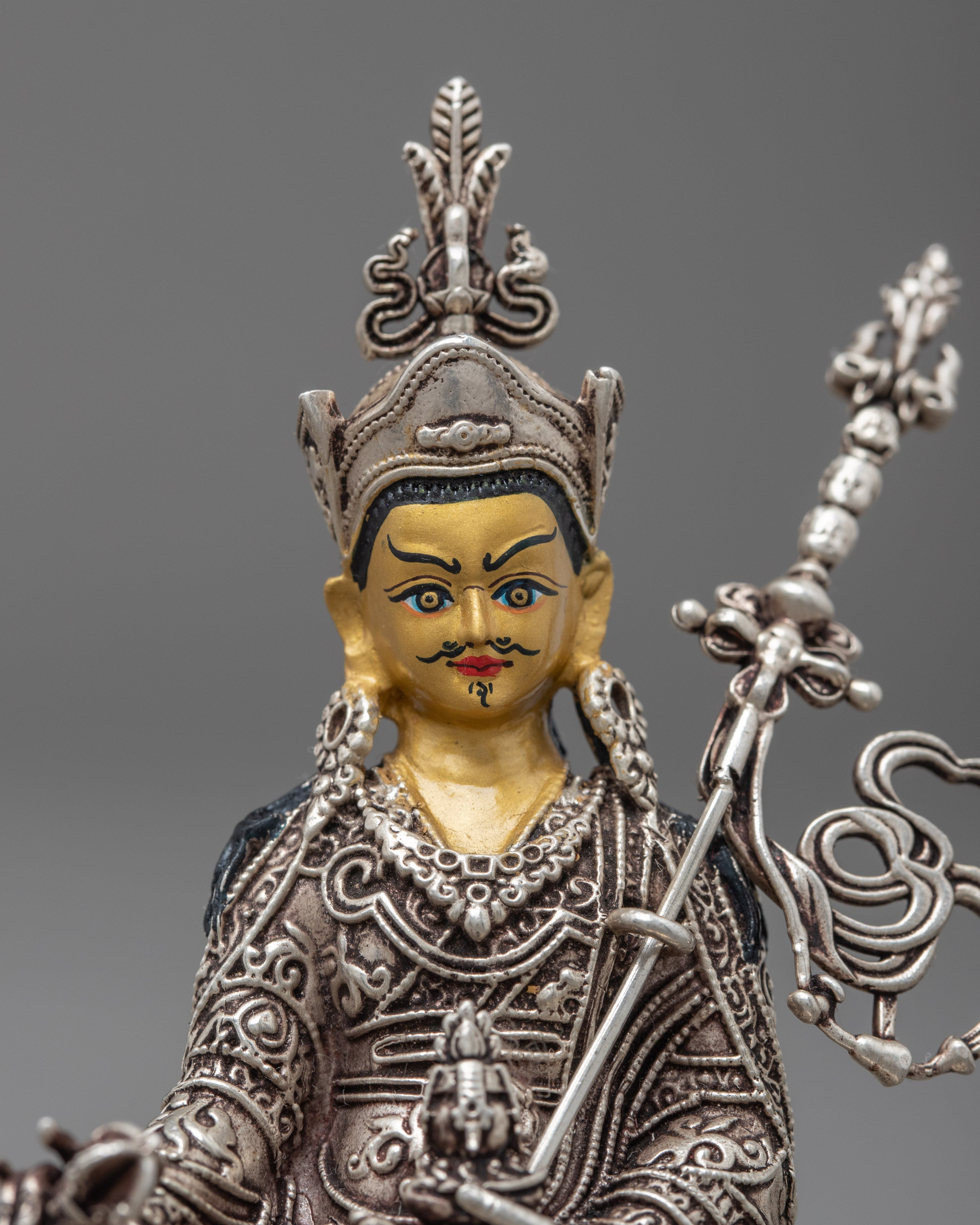 Mini Guru Rinpoche Statue | Traditional Buddhist Art